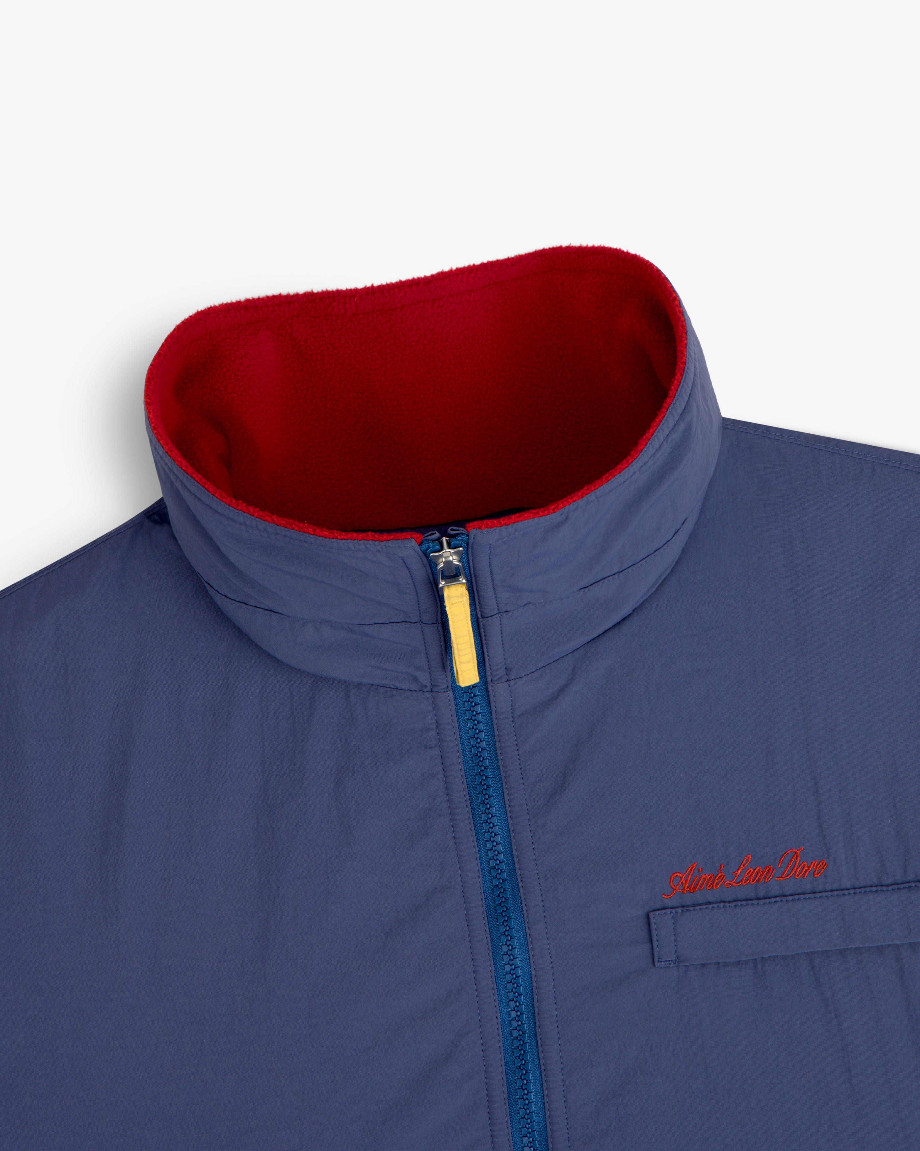 aim-leon-dore-fleece-lined-sport-windbreaker-blau image 3