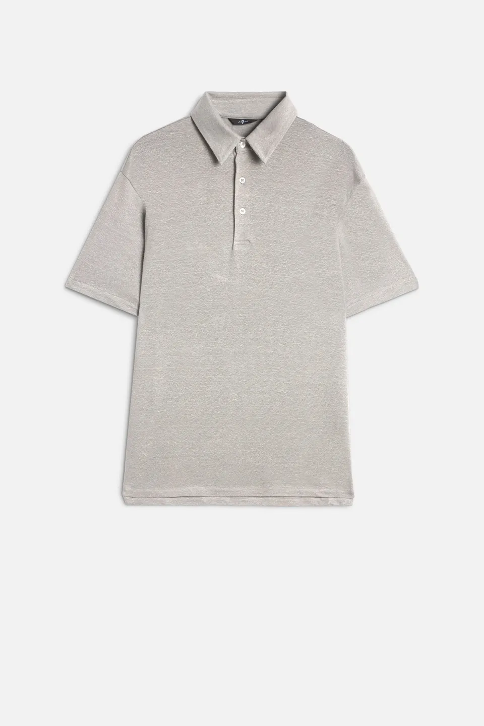 7-for-all-mankind-linen-polo-steel-grey-herren-polo image 1