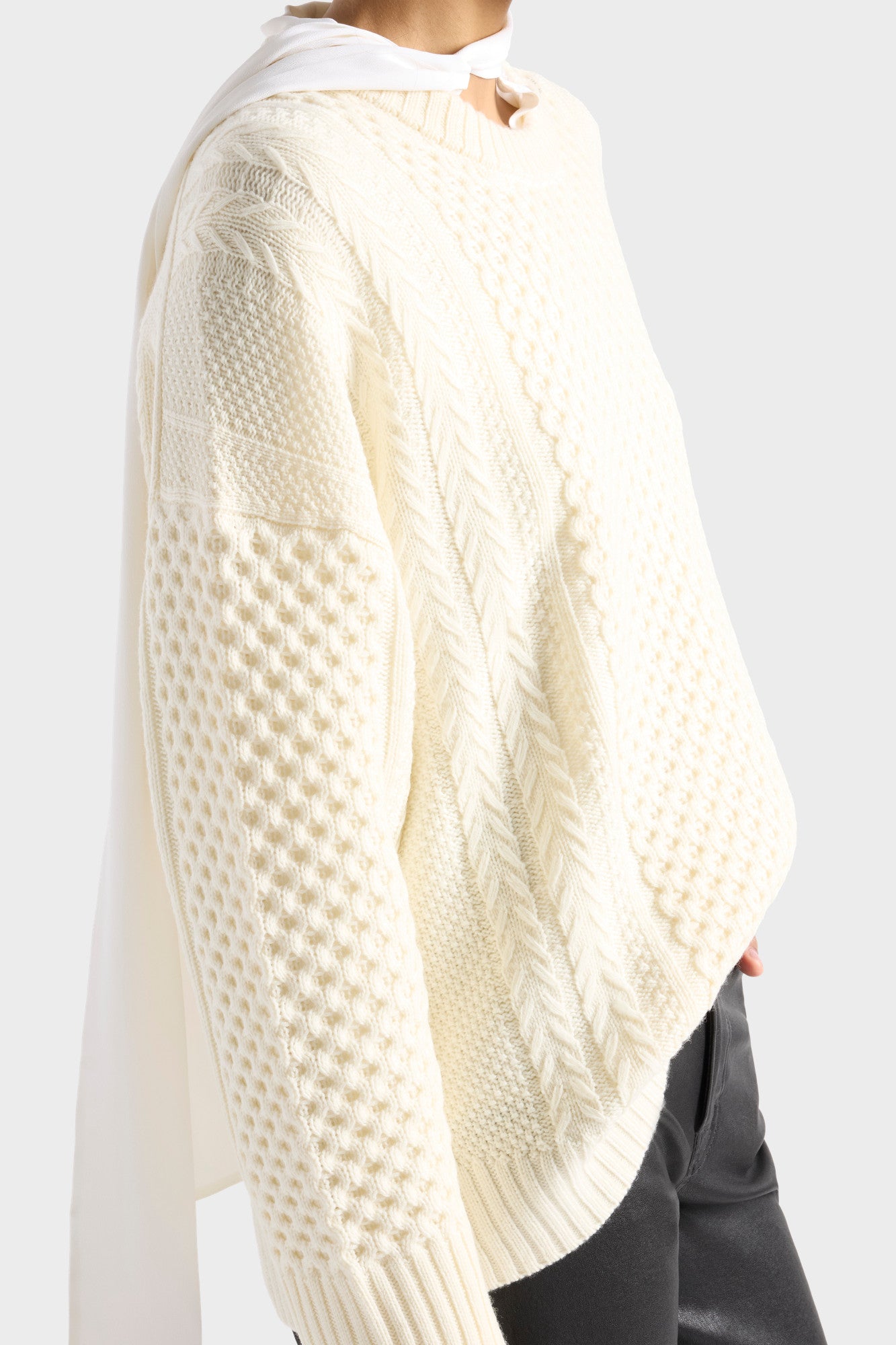 7-for-all-mankind-fisherman-crewneck-sweater-merino-wool-ecru image 6