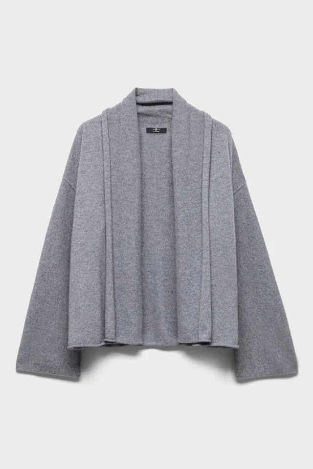 7-for-all-mankind-shawl-cardigan-kaschmir-cardigan-wolf-damen image 1