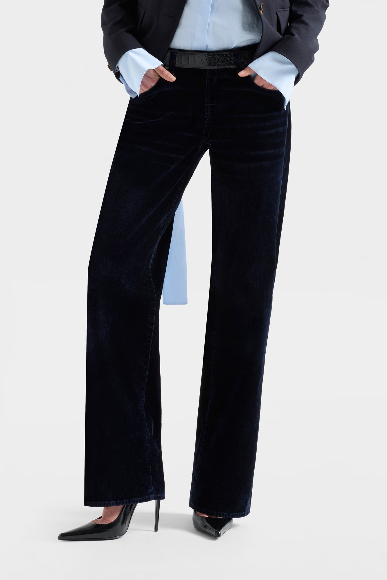 7-for-all-mankind-low-straight-jeans-flock-denim-navy-damen image 3