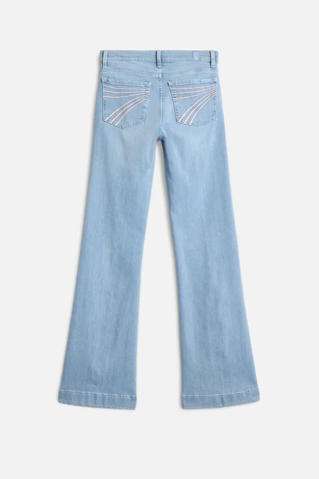 7-for-all-mankind-dojo-jeans-slim-illusion-wide-leg-in-indigo-bloom-hell image 1