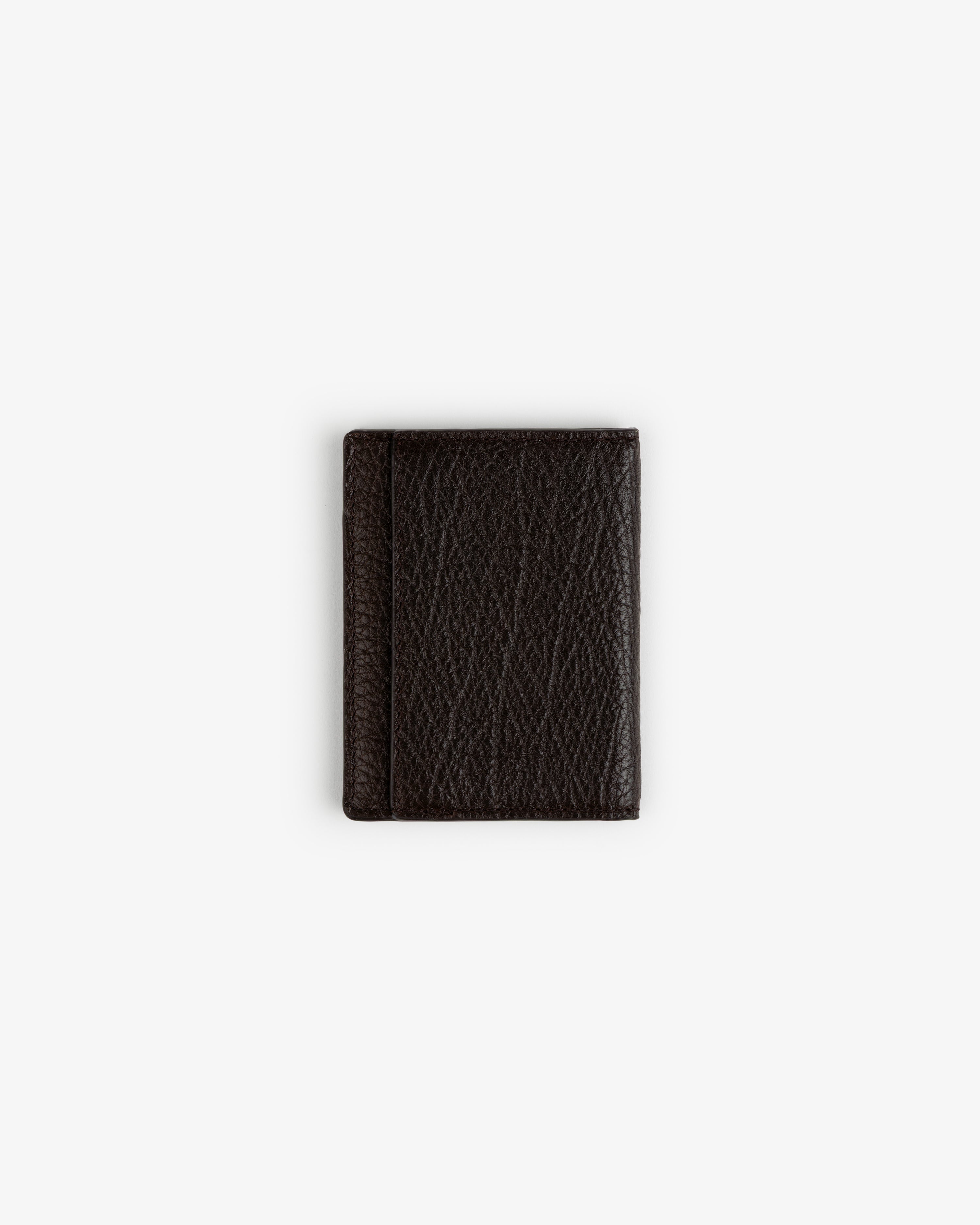 aim-leon-dore-tumbled-leather-bi-fold-wallet-braun image 3