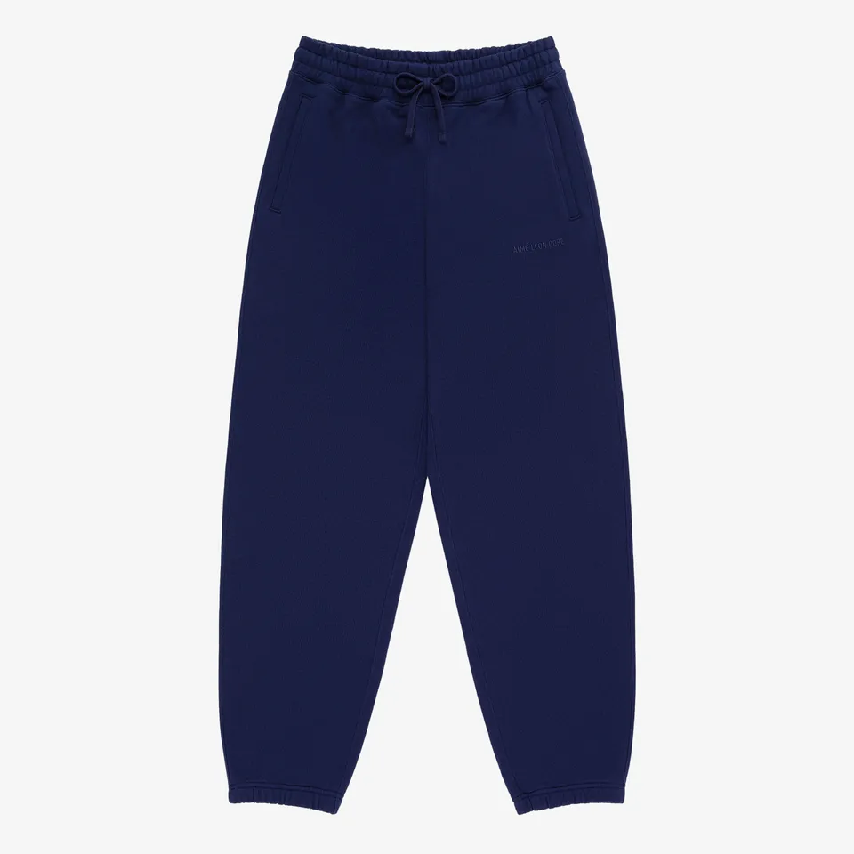 aim-leon-dore-tonal-logo-sweatpants-navy image 1