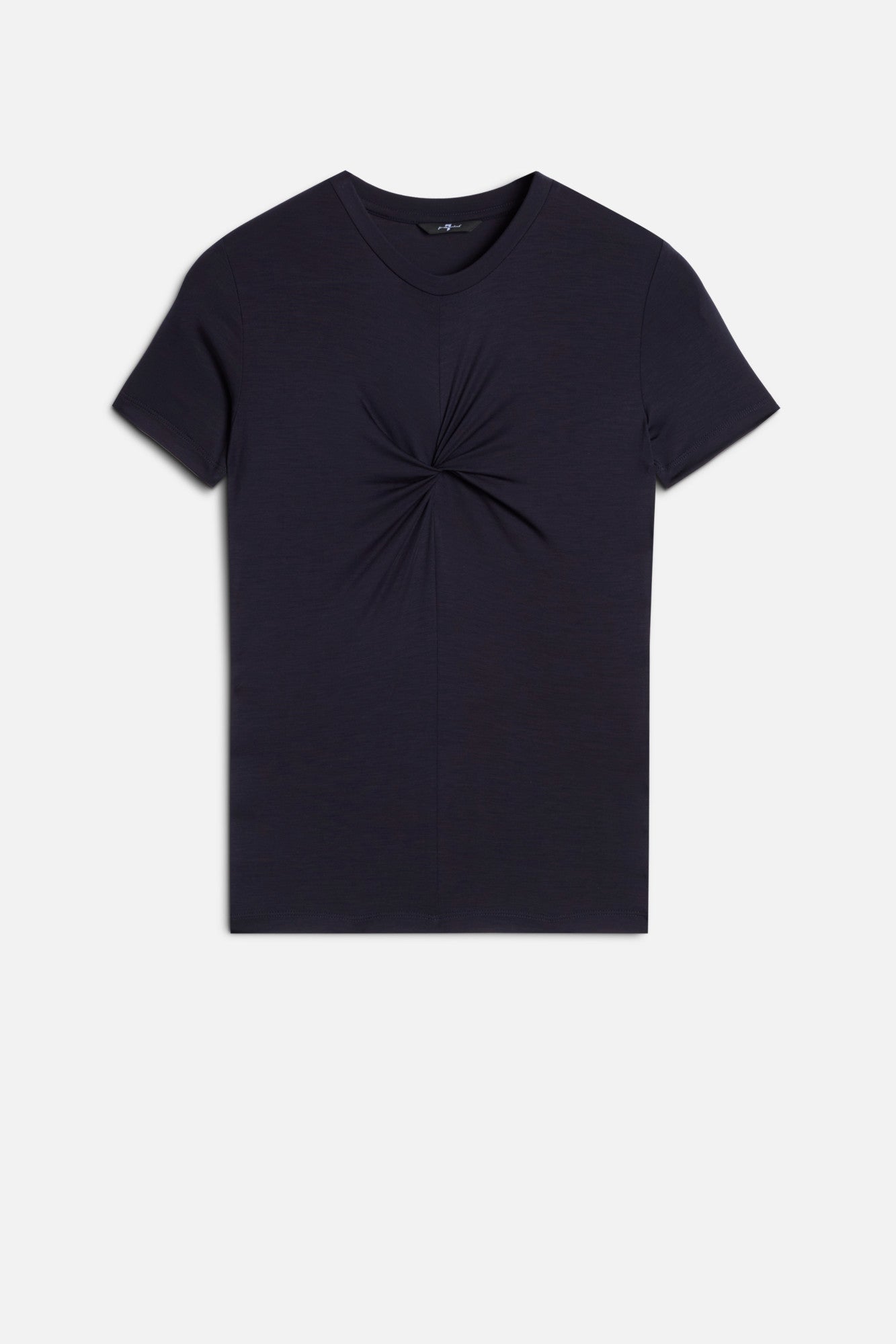 7-for-all-mankind-twisted-tee-lyocell-navy-damen-t-shirt image 1