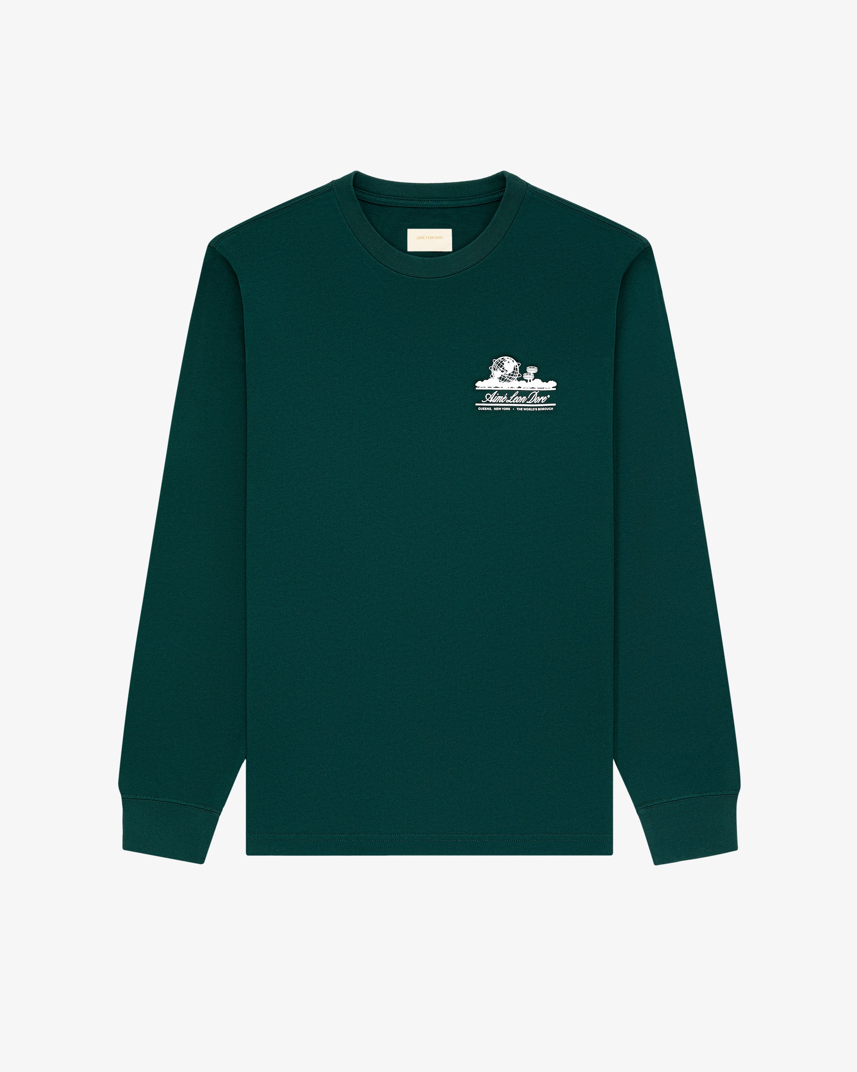 aim-leon-dore-long-sleeve-unisphere-tee-gr-n image 5