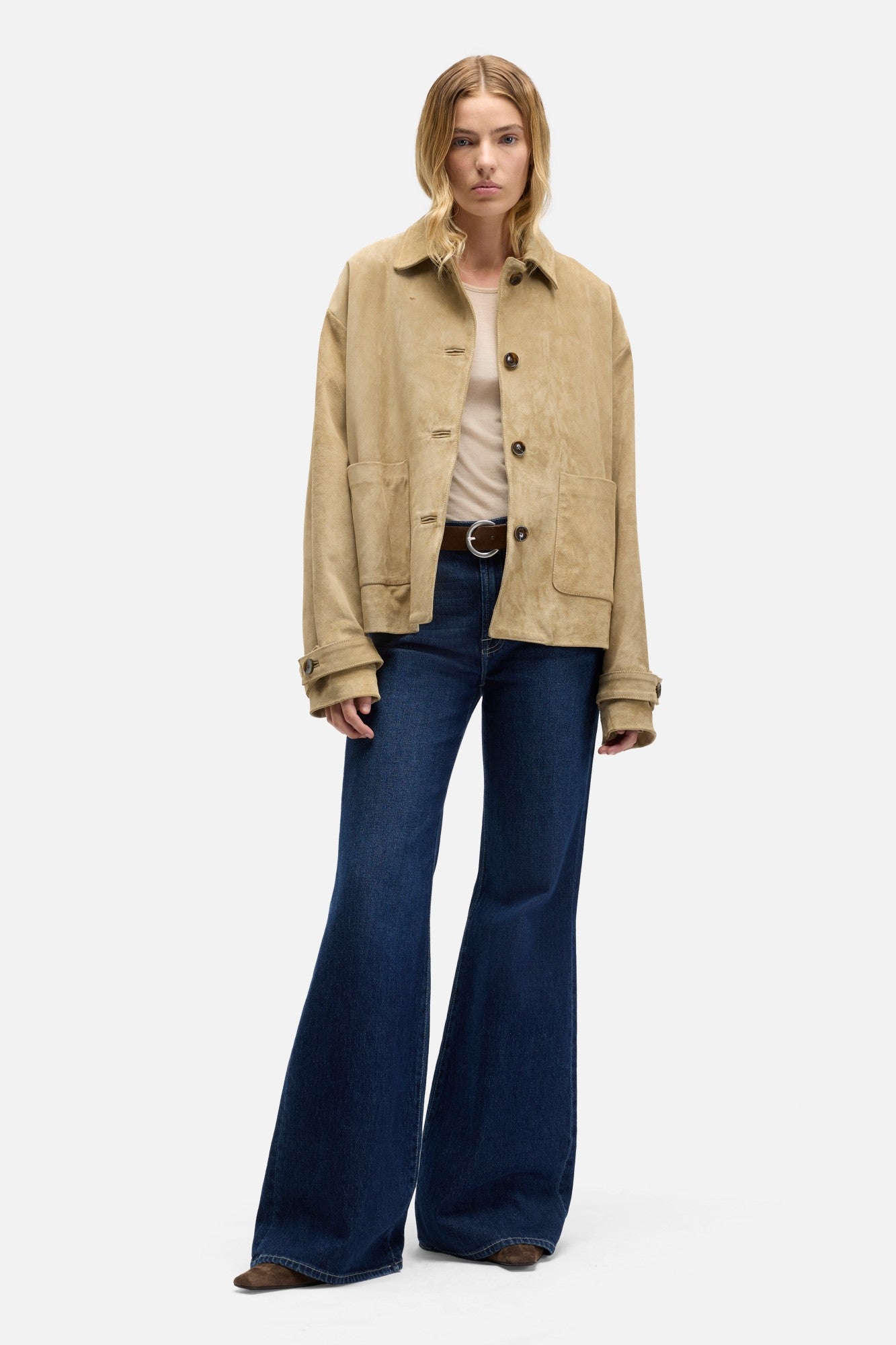 7-for-all-mankind-mankind-retro-flare-jeans-high-rise-flare-in-oceandrift image 2