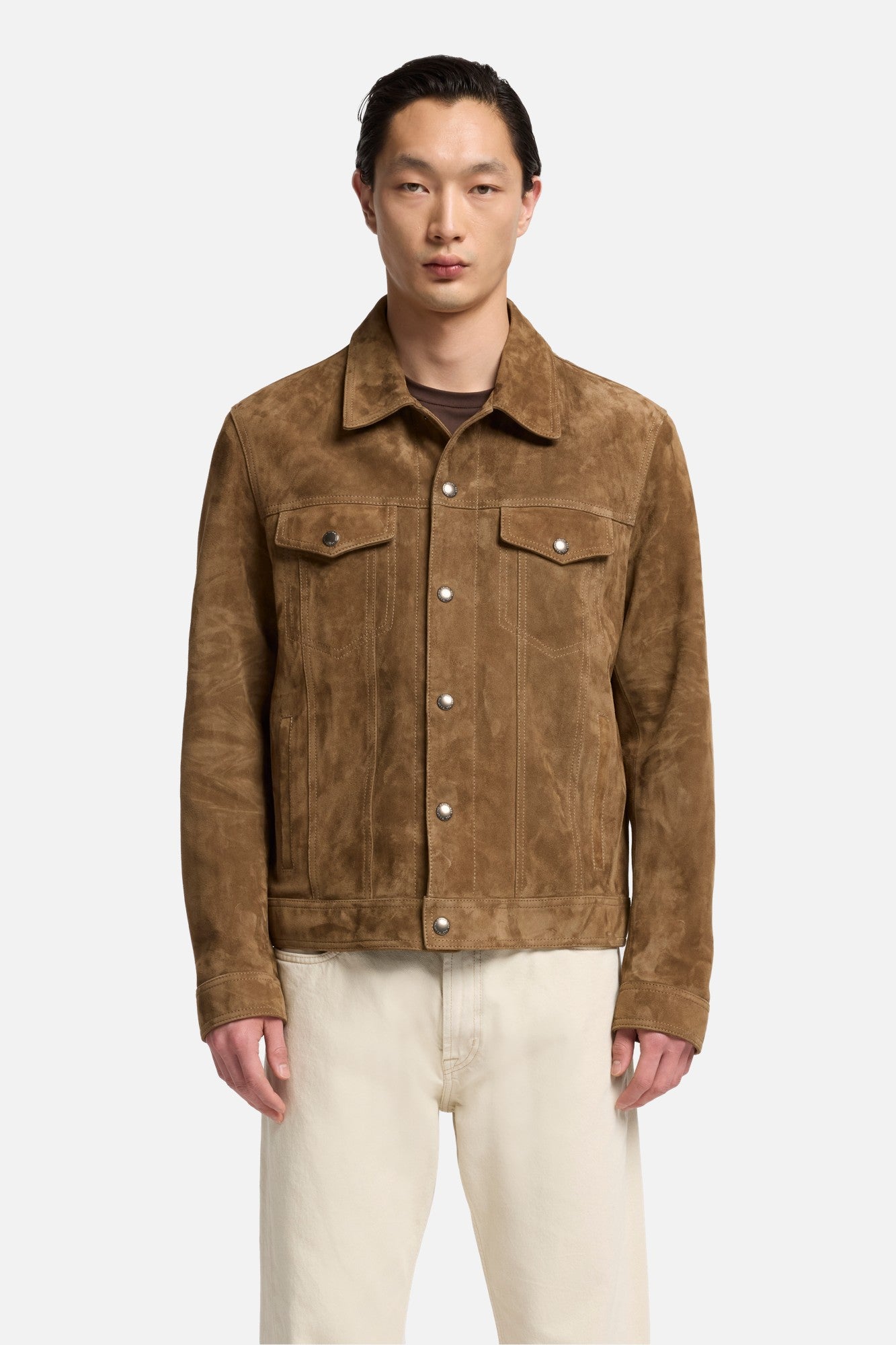 7-for-all-mankind-suede-trucker-jacket-chestnut-herren image 3