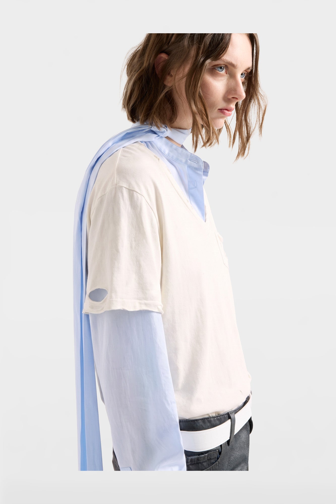7-for-all-mankind-v-neck-pocket-tee-jersey-shell-damen image 6