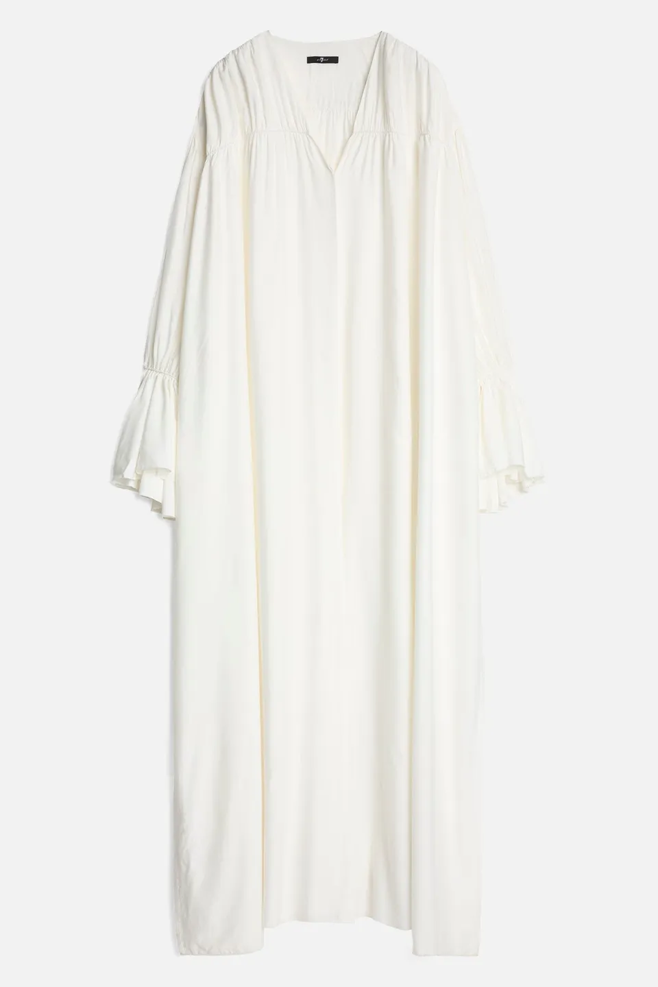 7-for-all-mankind-ariel-silk-blend-maxikleid-white image 1