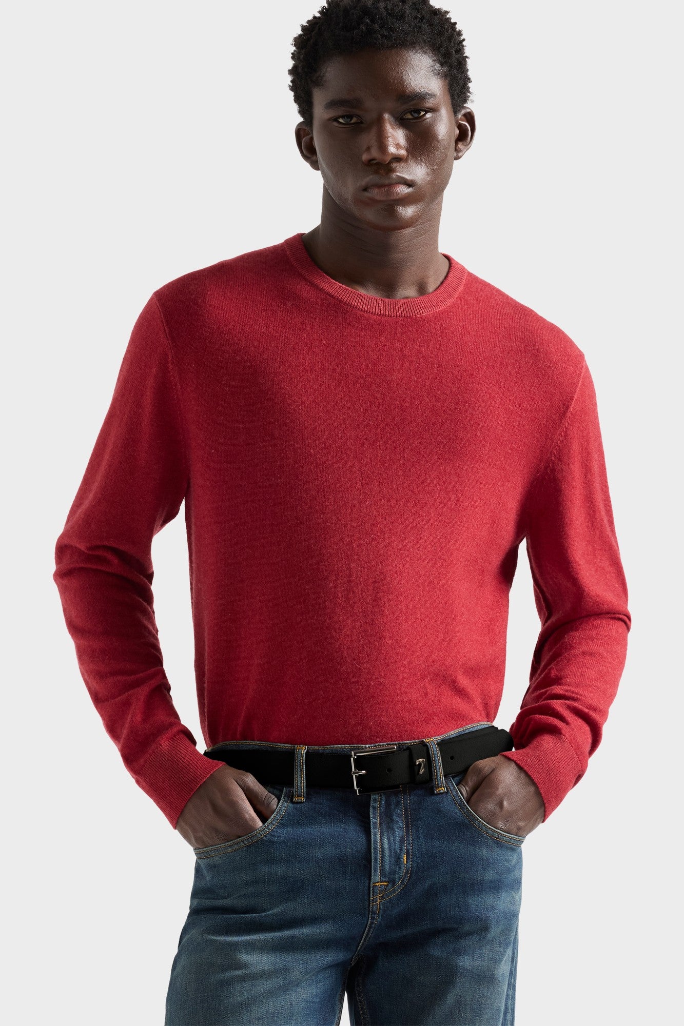 7-for-all-mankind-crewneck-sweater-wool-burgundy-herren-pullover image 3