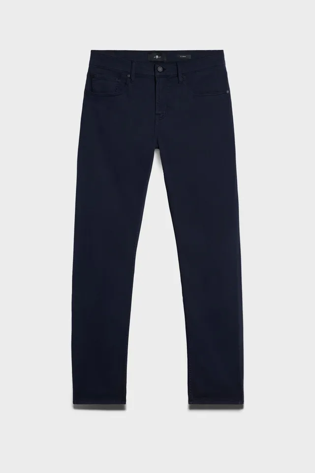 7-for-all-mankind-luxe-performance-stretch-sateen-slimmy-navy-herren-hose image 1