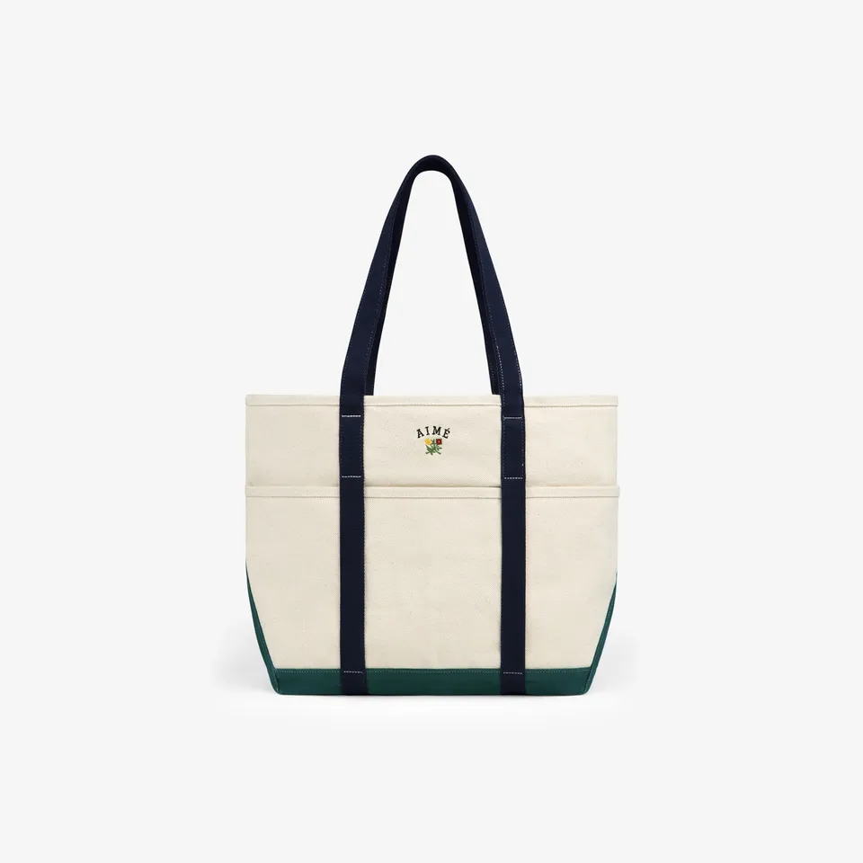 aim-leon-dore-large-crest-contrast-tote image 1