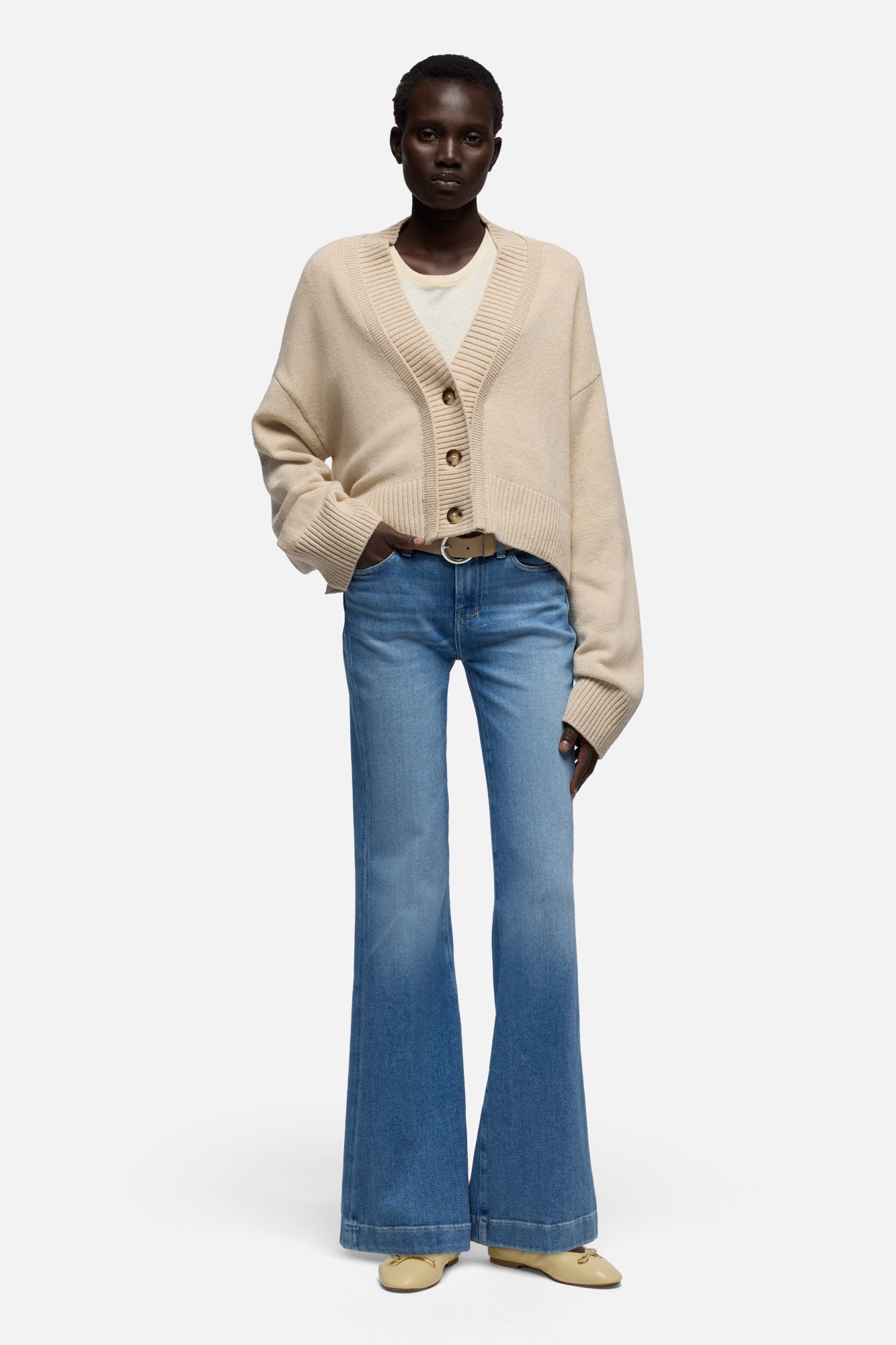 7-for-all-mankind-dojo-36-damen-jeans-slim-illusion-bluehaven-flare image 1