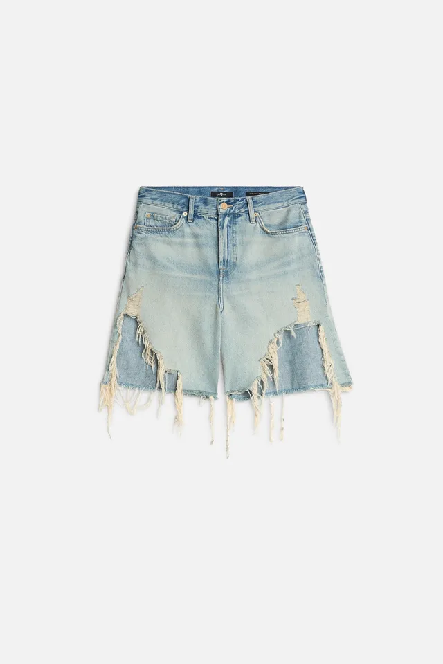 7-for-all-mankind-lola-shorts-damen-jeansshorts-peaches image 1