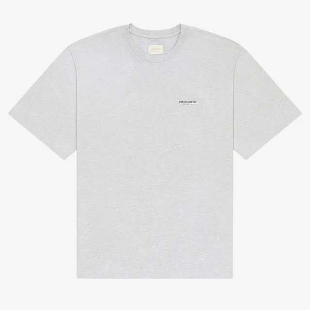 aim-leon-dore-micro-logo-tee-grau-boxy-fit-t-shirt image 1