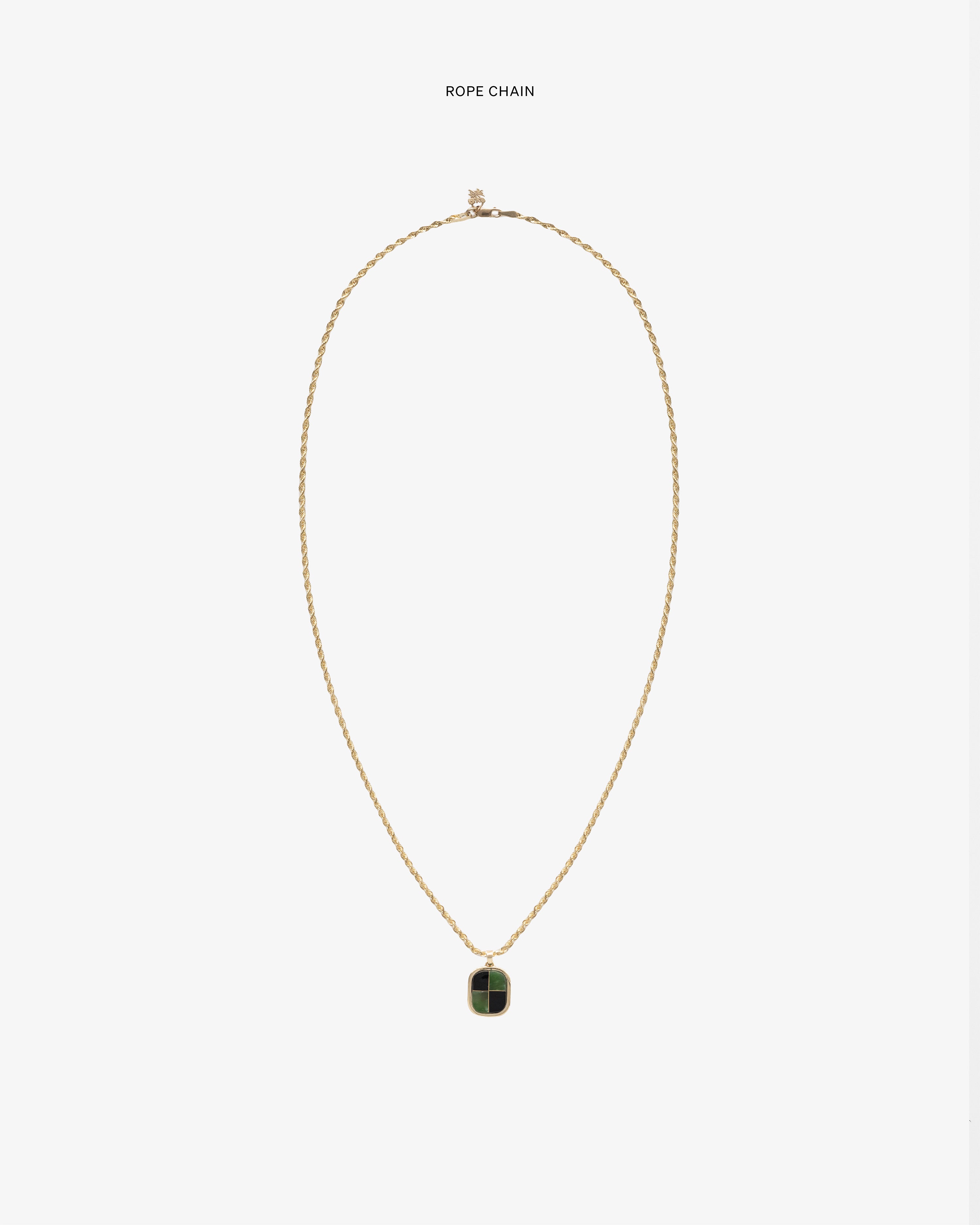 aim-leon-dore-14kt-gold-mosaic-pendant-gr-n-schwarz image 5