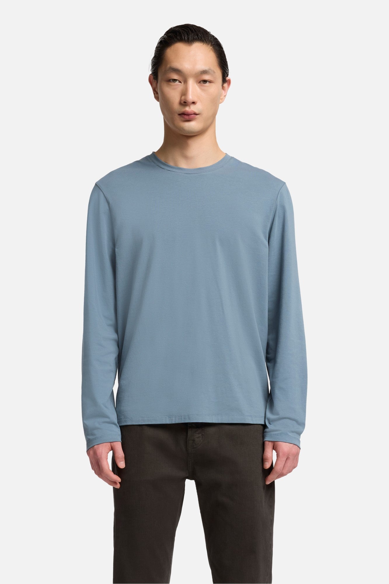 7-for-all-mankind-luxe-performance-langarm-t-shirt-herren-titan image 3