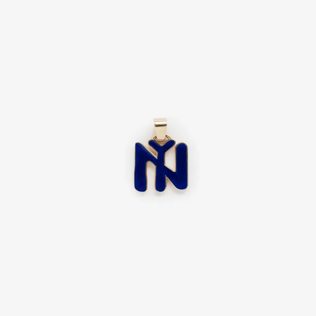 aim-leon-dore-14kt-gold-anh-nger-massivgold-pendant-mit-emaille image 1