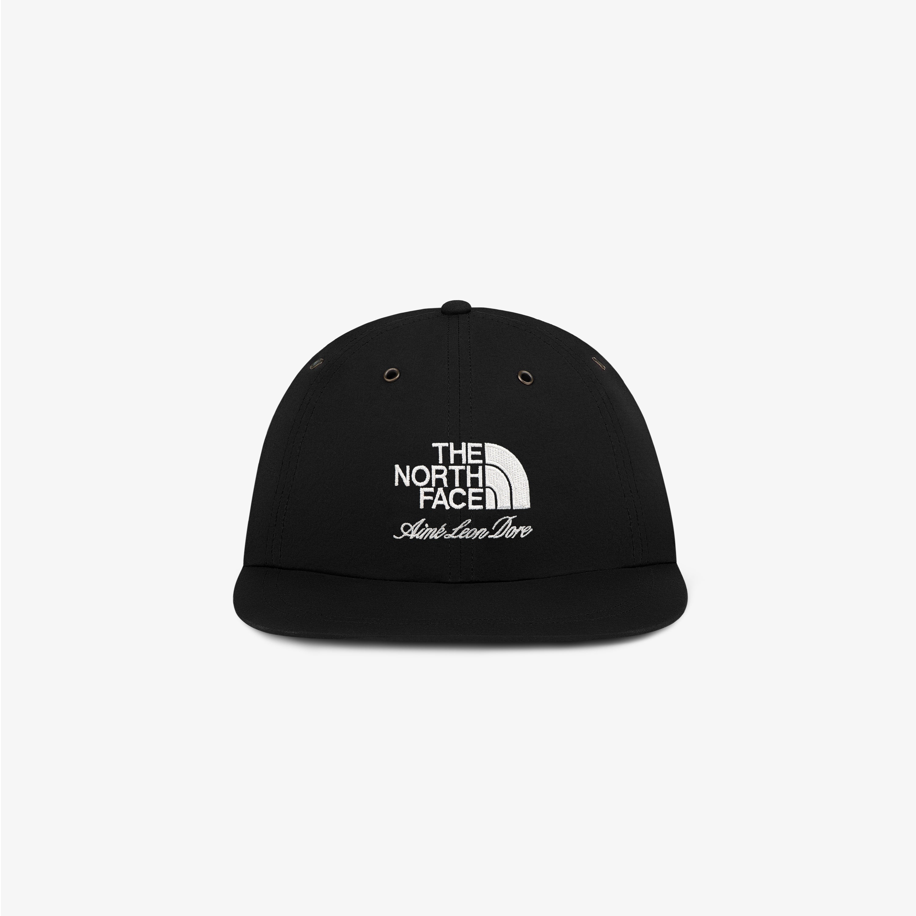 aim-leon-dore-x-the-north-face-nylon-logo-hat-cap-schwarz image 1