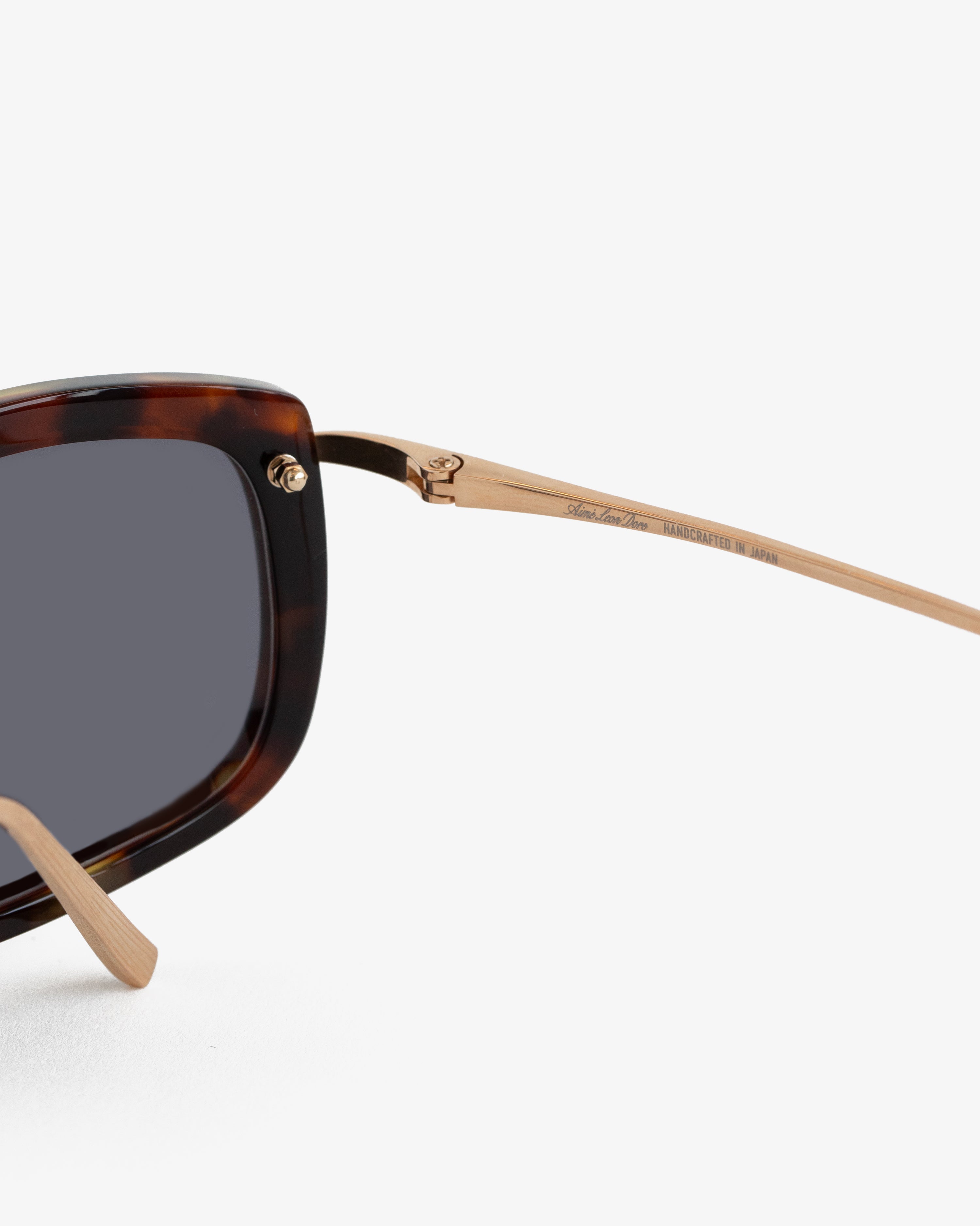 aim-leon-dore-ace-sunglasses-tortoiseshell-titan image 6