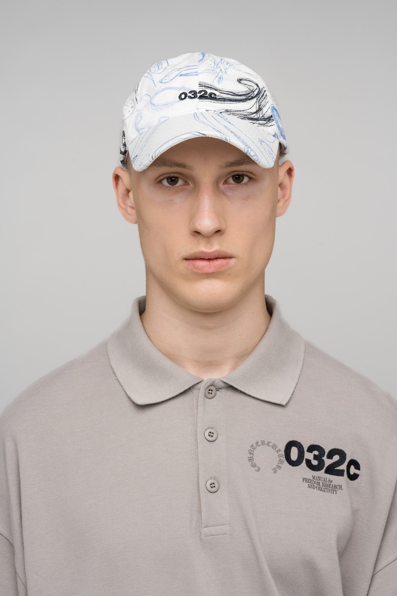 032c-paisley-scribble-cap-aus-cotton-canvas image 2