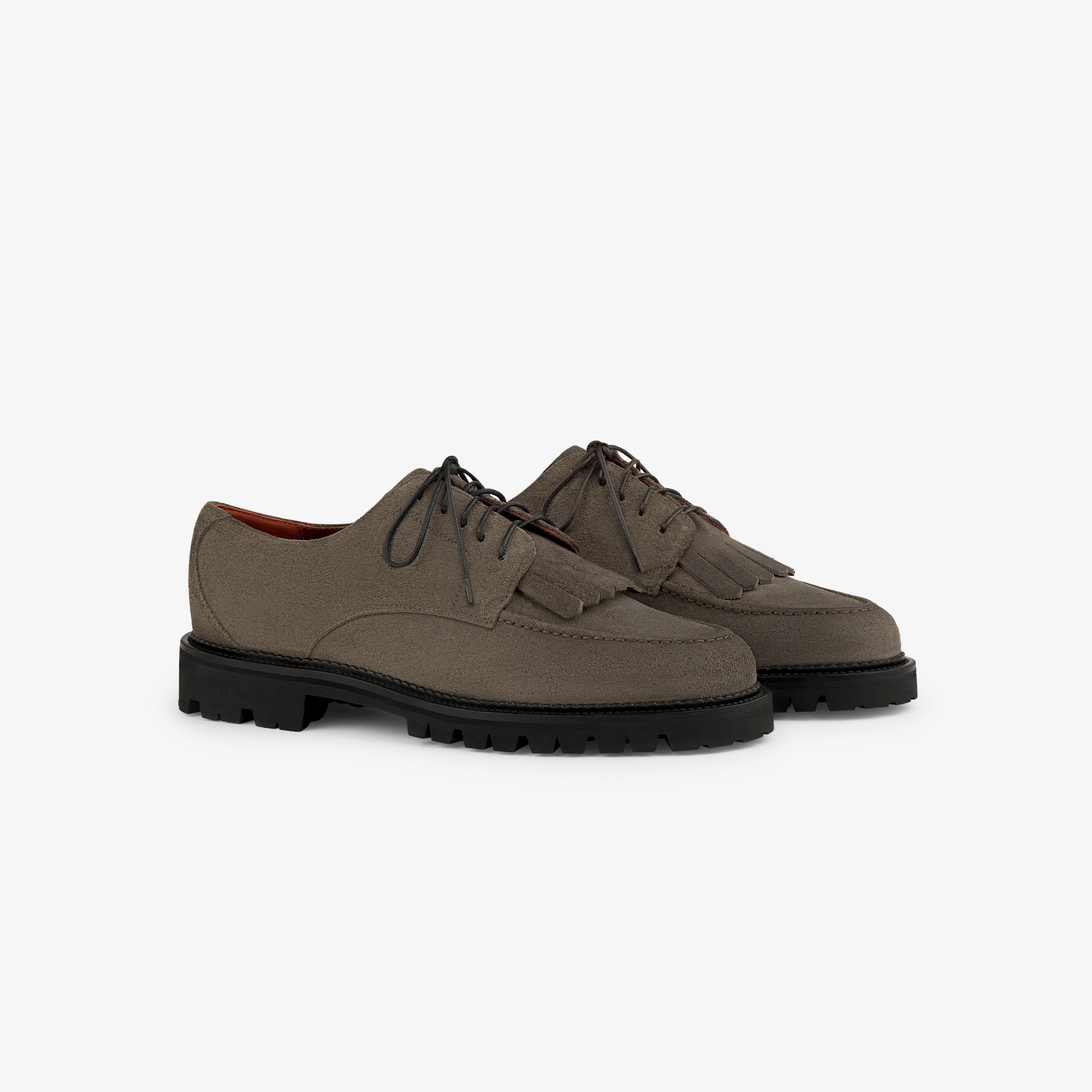 aim-leon-dore-suede-lug-sole-derby-braun image 1