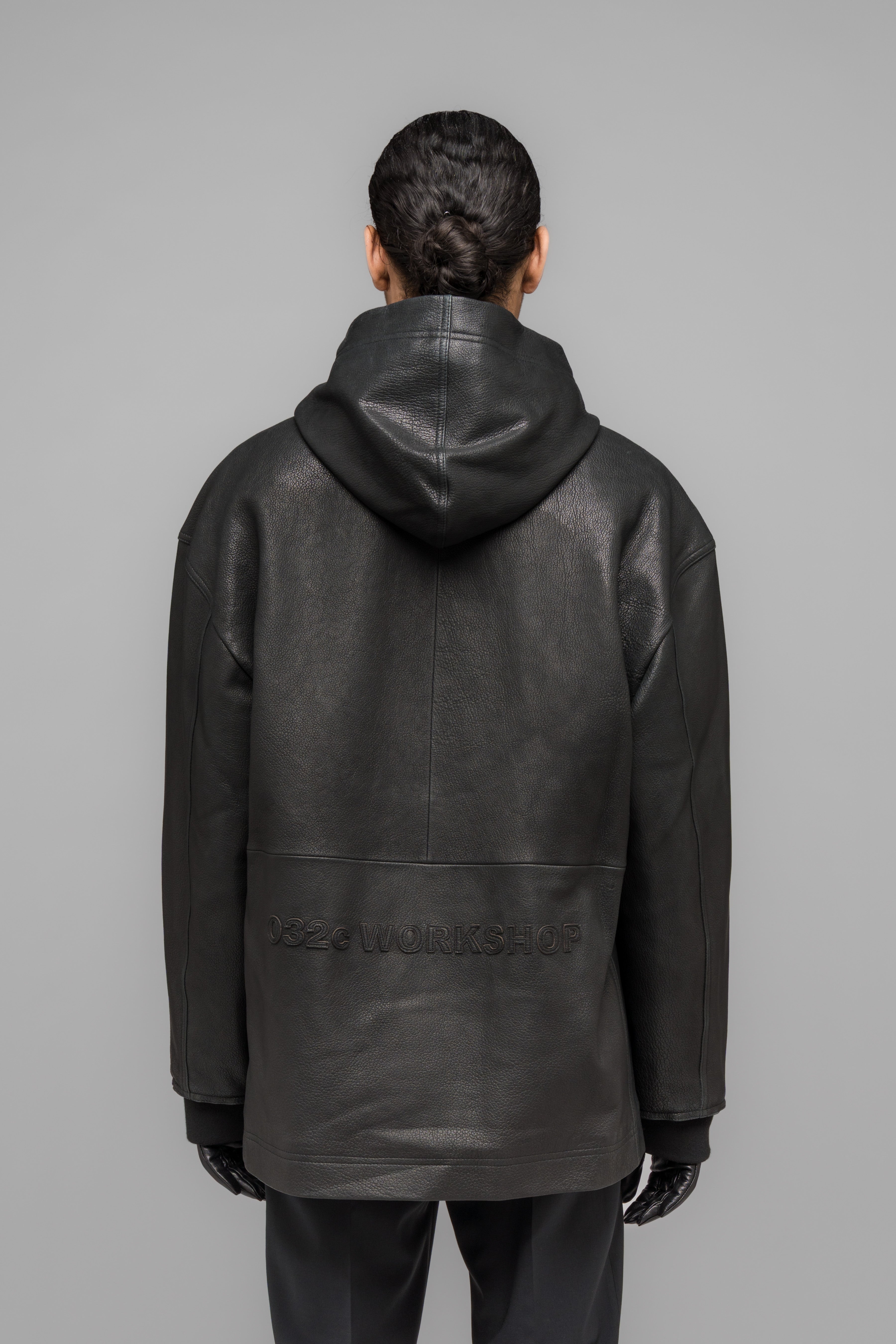 032c-leather-coach-jacket-lammleder-jacke image 4