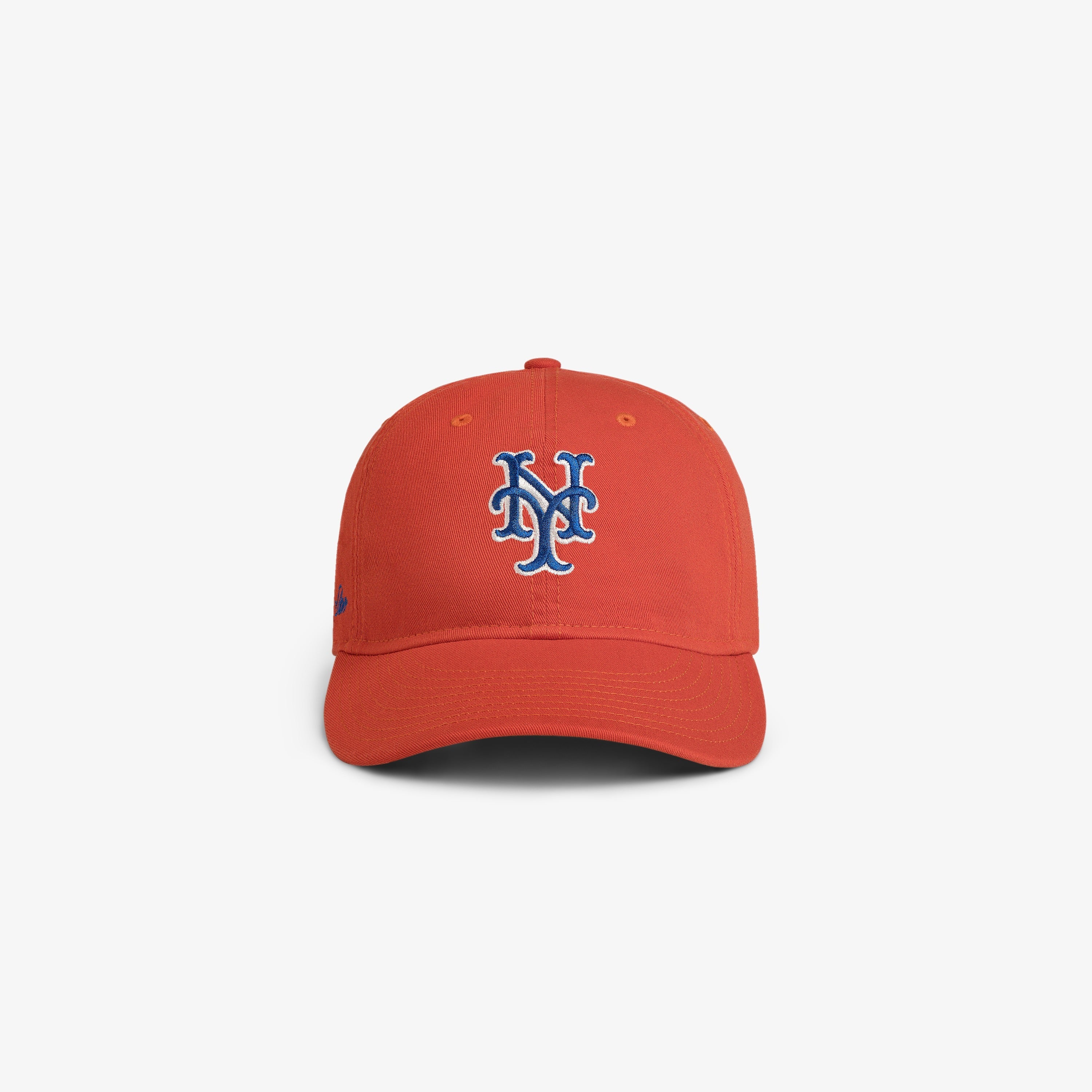 aim-leon-dore-x-new-era-mets-retro-fit-hat-cap-orange image 1