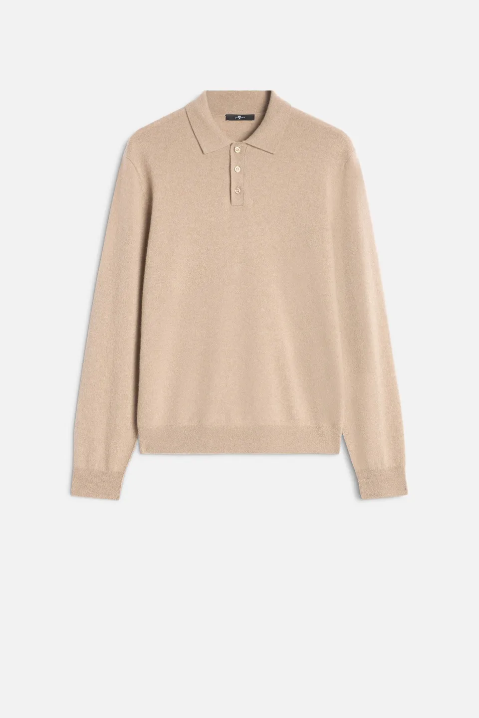 7-for-all-mankind-cashmere-polo-pullover-umber-herren-beige image 1