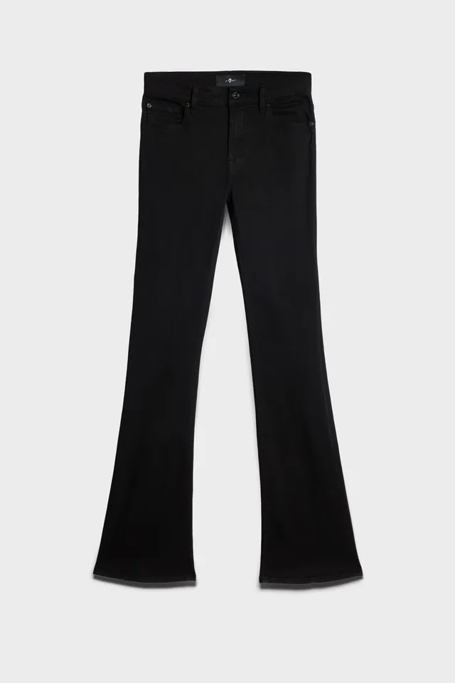 7-for-all-mankind-petite-bootcut-jeans-damen-in-b-air-rinsed-black image 1
