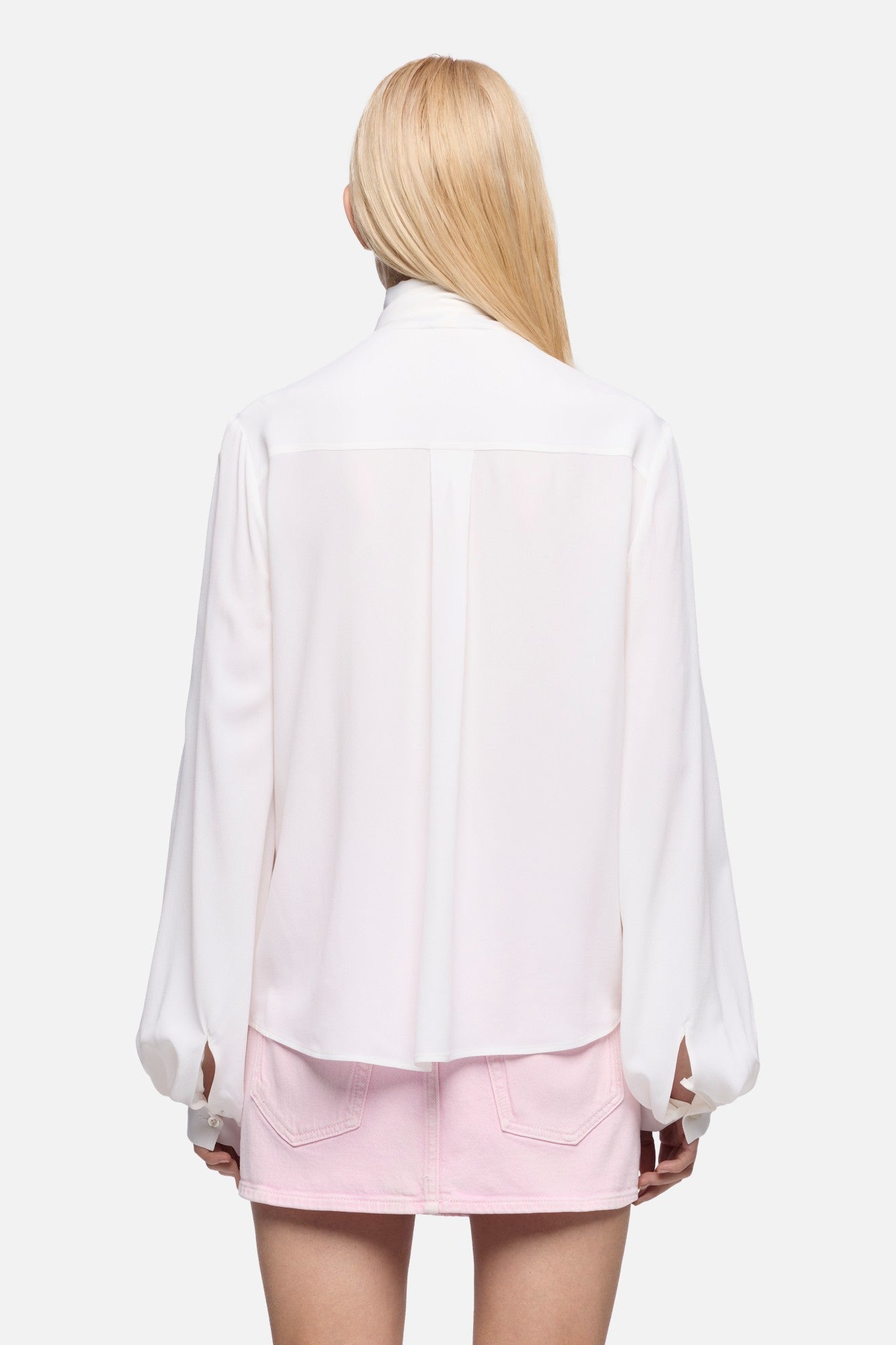 7-for-all-mankind-balloon-sleeve-bluse-silk-optical-white image 5