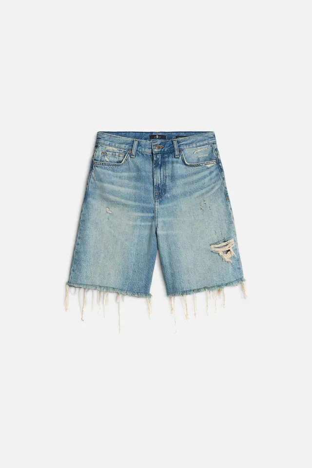 mankind-lola-denim-shorts-damen-kupfer-mid-rise image 1