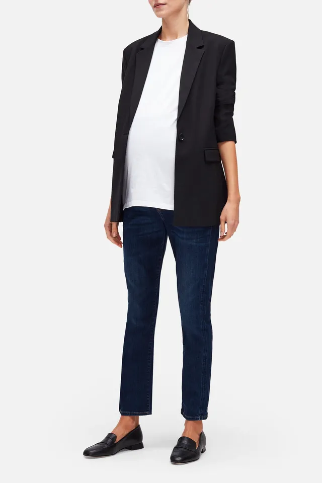 7-for-all-mankind-straight-maternity-slim-illusion-luxe-starlight-umstandsjeans image 1