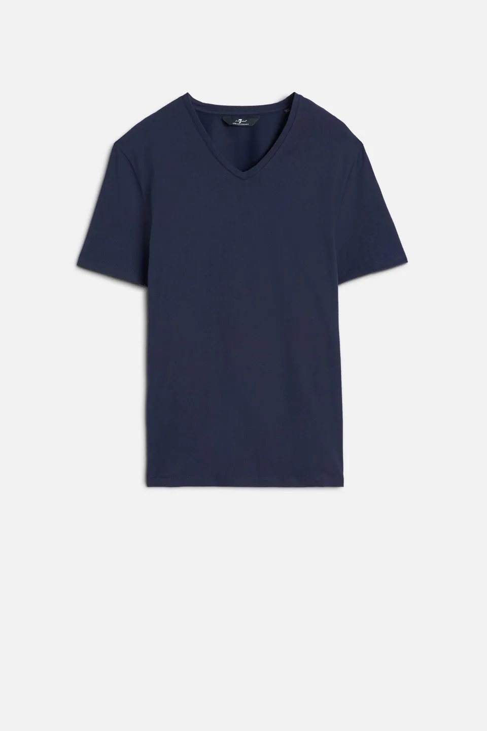 7-for-all-mankind-luxe-performance-v-neck-t-shirt-navy-herren image 1