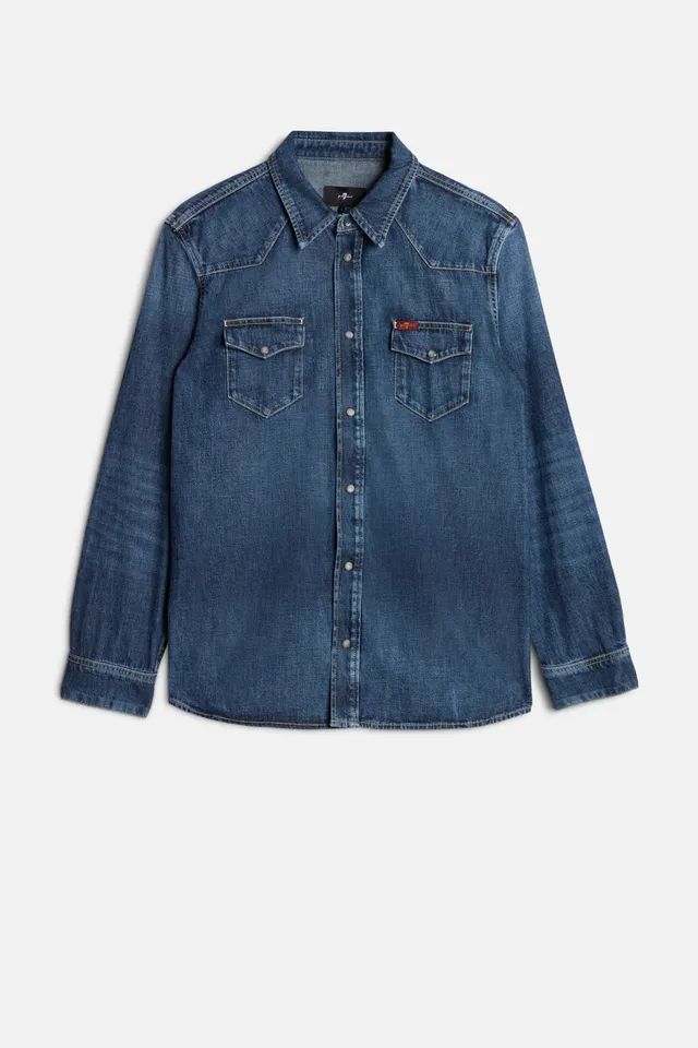 7-for-all-mankind-western-hemd-langarm-denim-duster-herren image 1