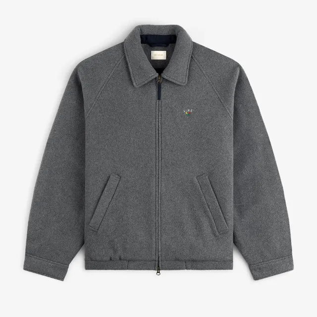 aim-leon-dore-crest-fleece-casual-jacke-grau image 1