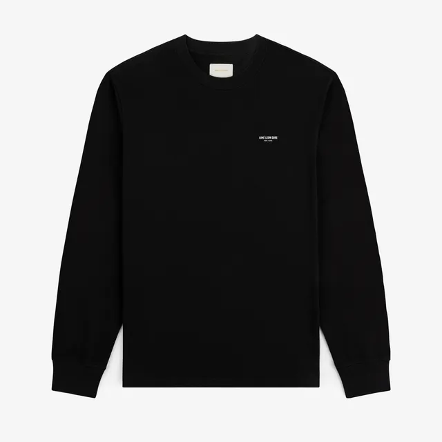 aim-leon-dore-long-sleeve-micro-logo-tee-schwarz image 1