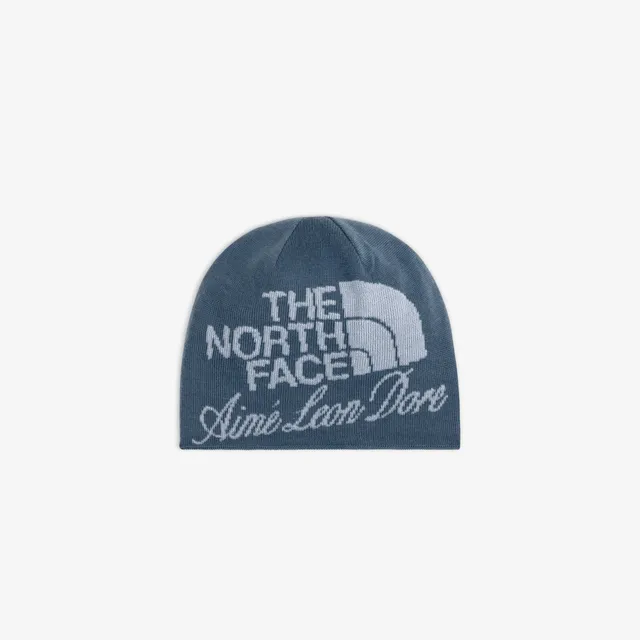 aim-leon-dore-x-the-north-face-jacquard-beanie-blau image 1