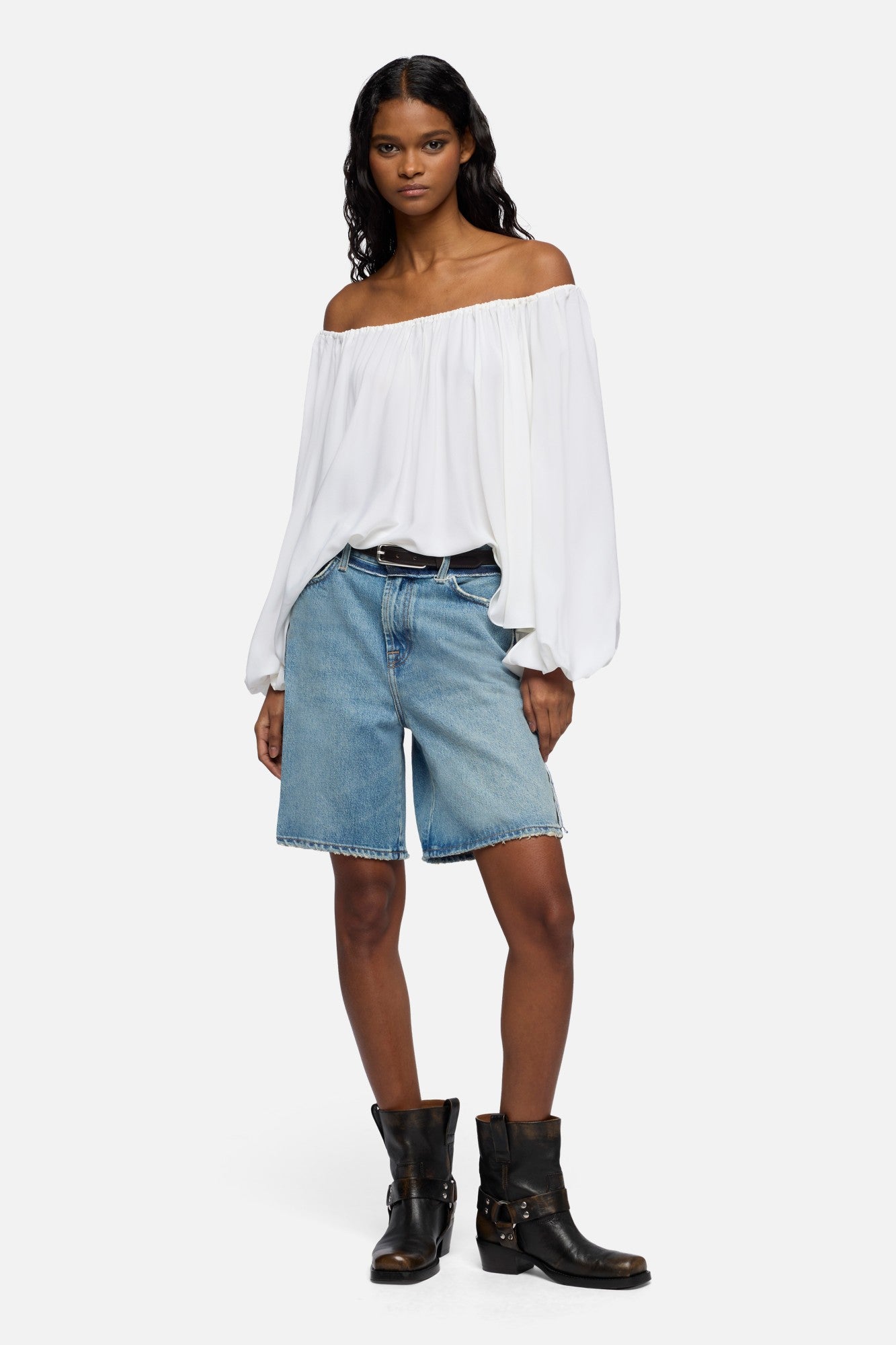 7-for-all-mankind-lola-short-mankind-sapphire-dust image 2