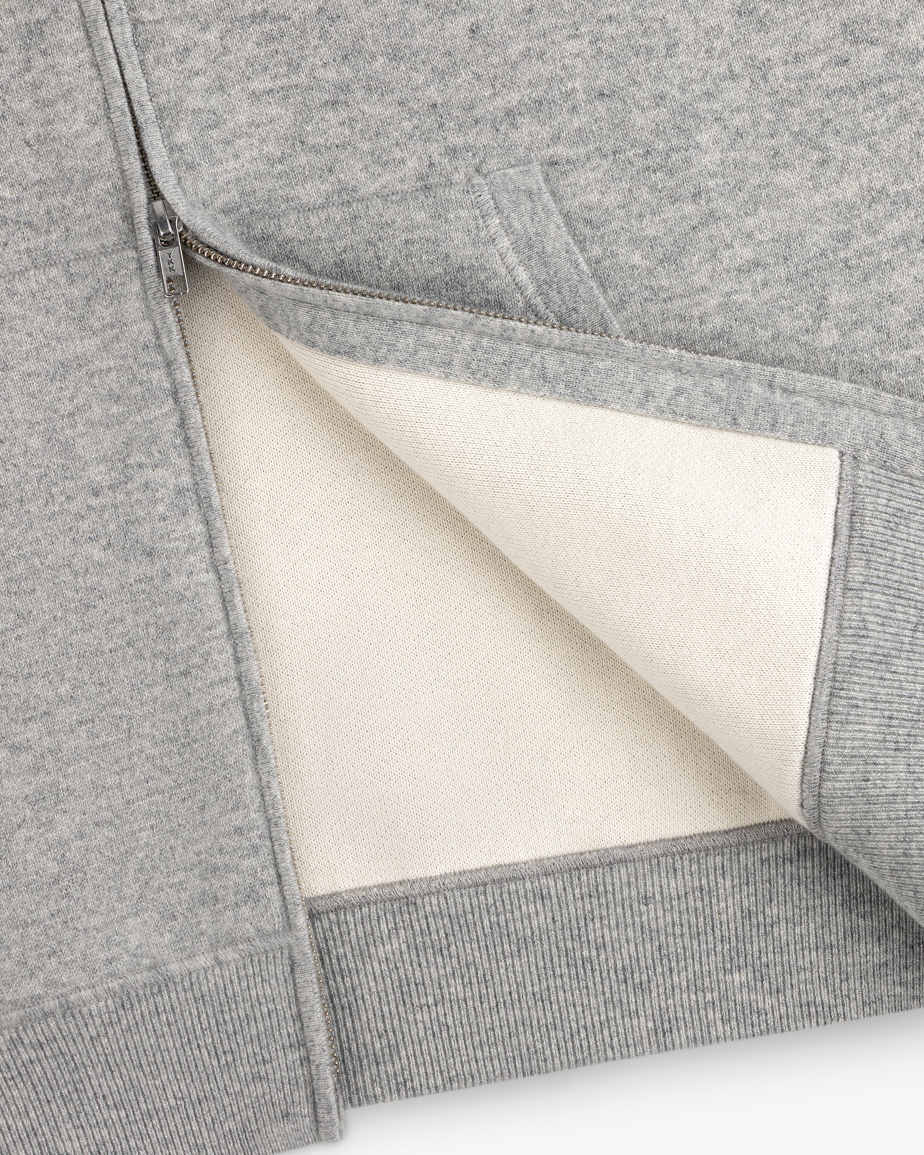 aim-leon-dore-full-zip-pavilion-cashmere-hoodie-grau image 5