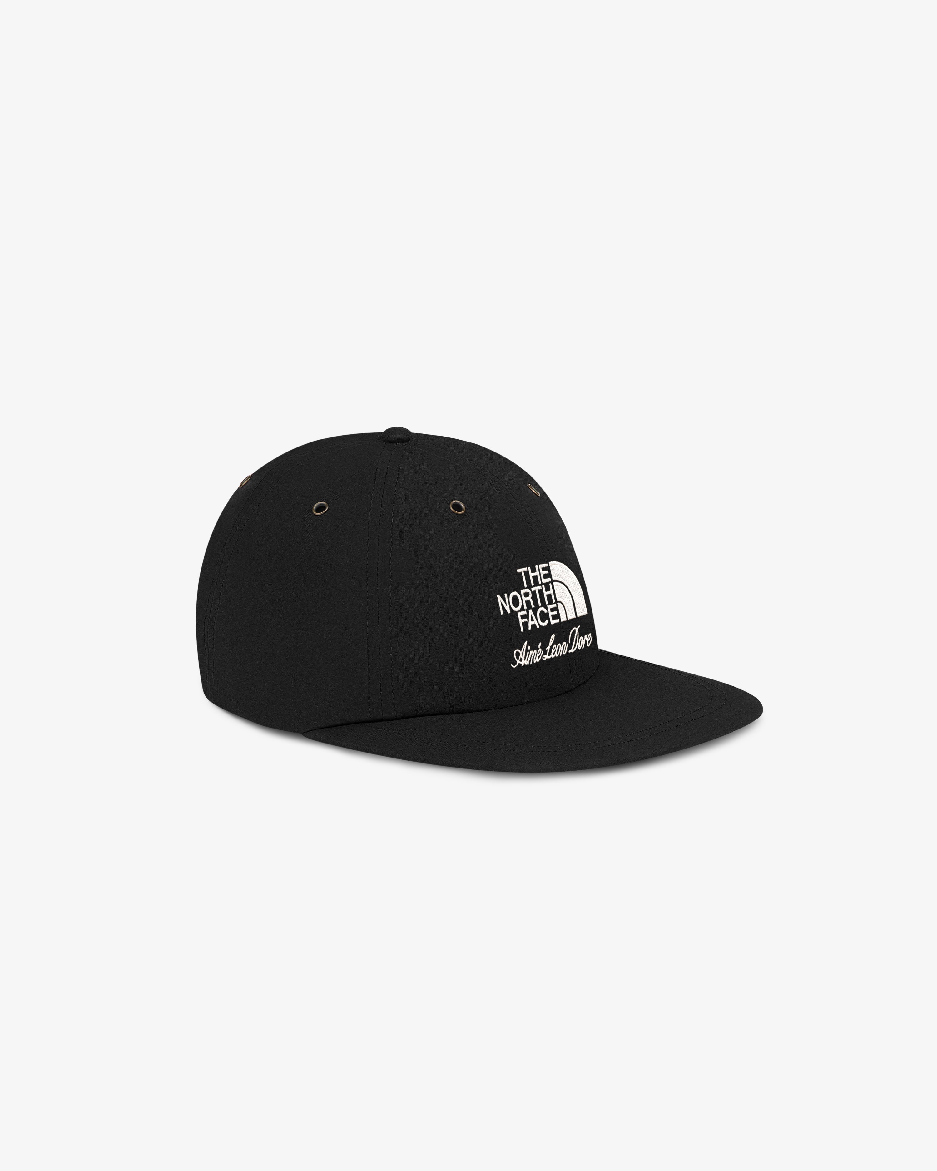 aim-leon-dore-x-the-north-face-nylon-logo-hat-cap-schwarz image 4