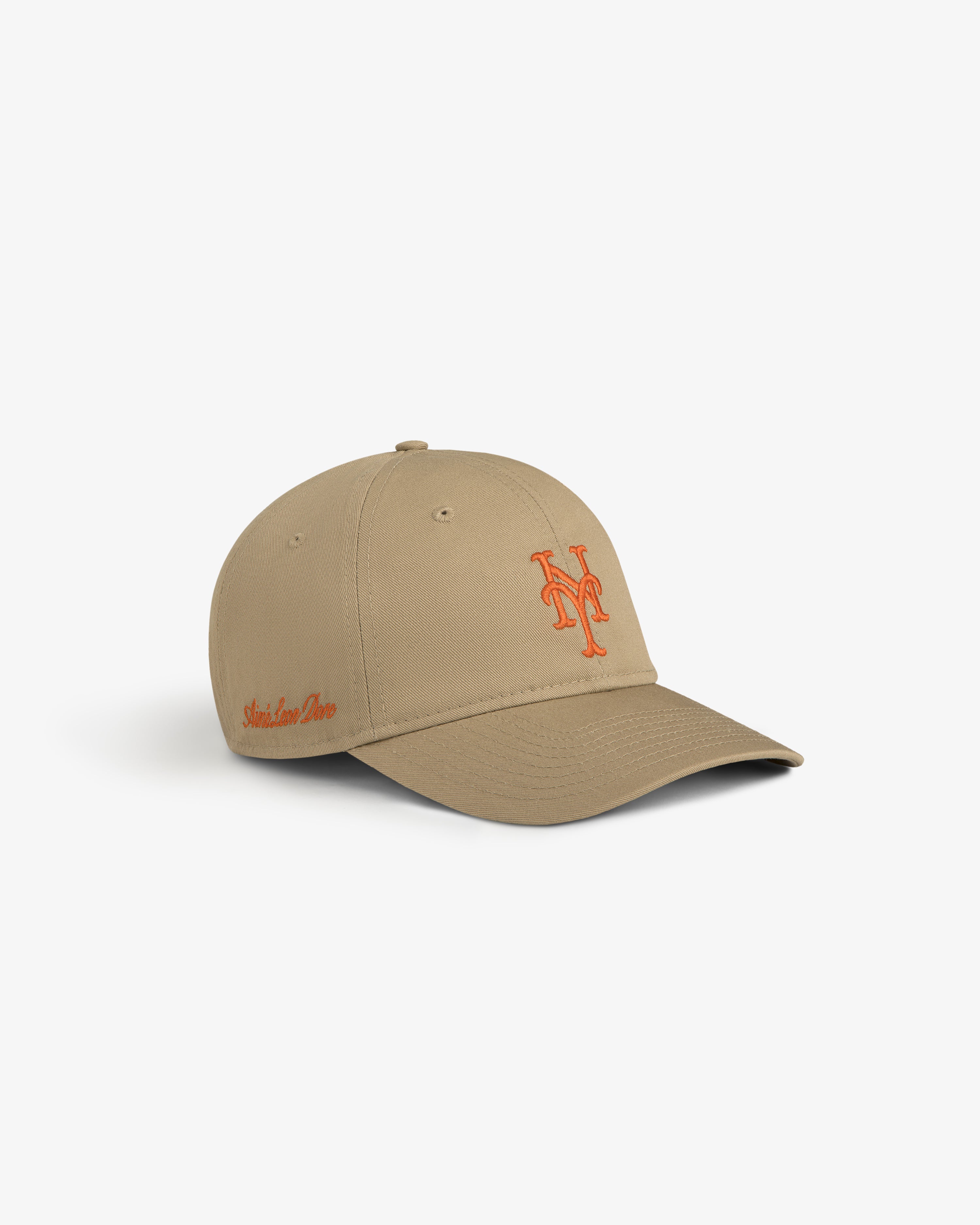 aim-leon-dore-x-new-era-mets-ballpark-hat-kappe-tan image 3