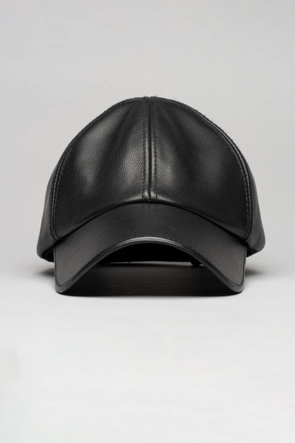 032c-leather-cap-6-panel-baseballkappe-kalbsleder image 1