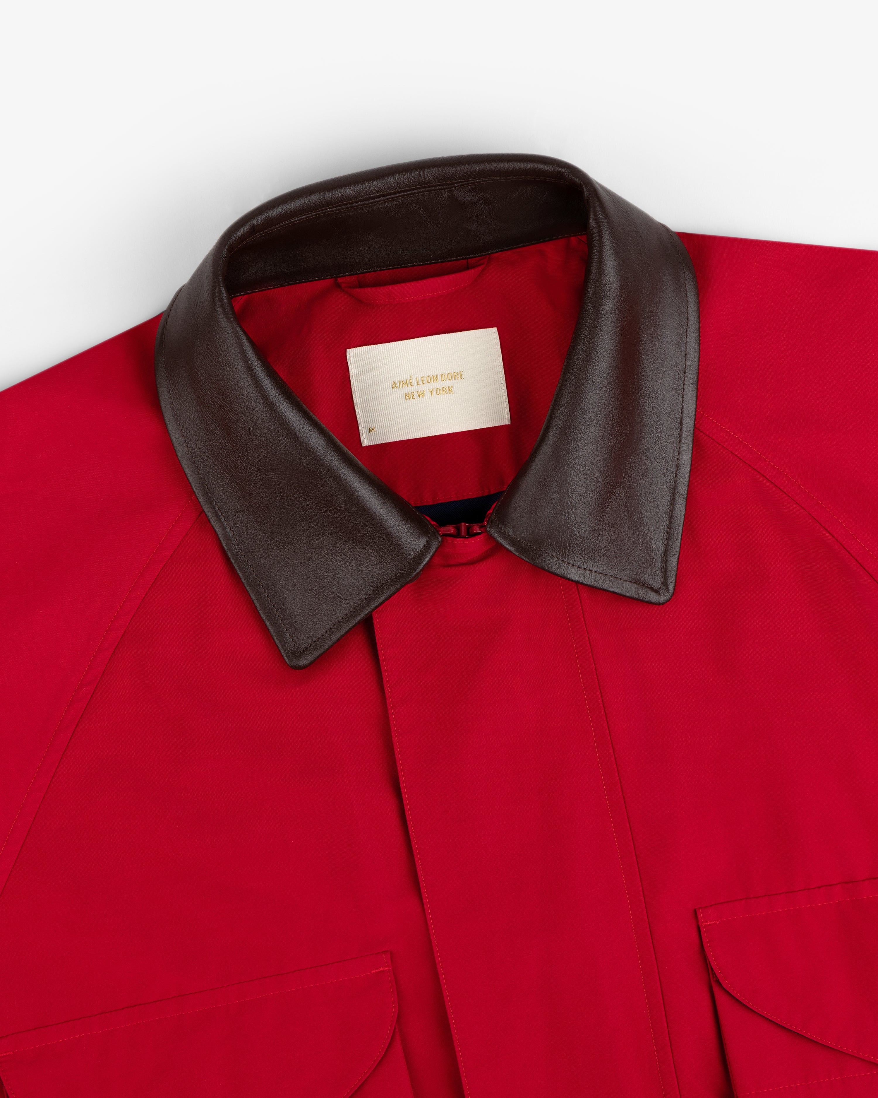 aim-leon-dore-lightweight-barn-jacket-rot-cotton-nylon image 5