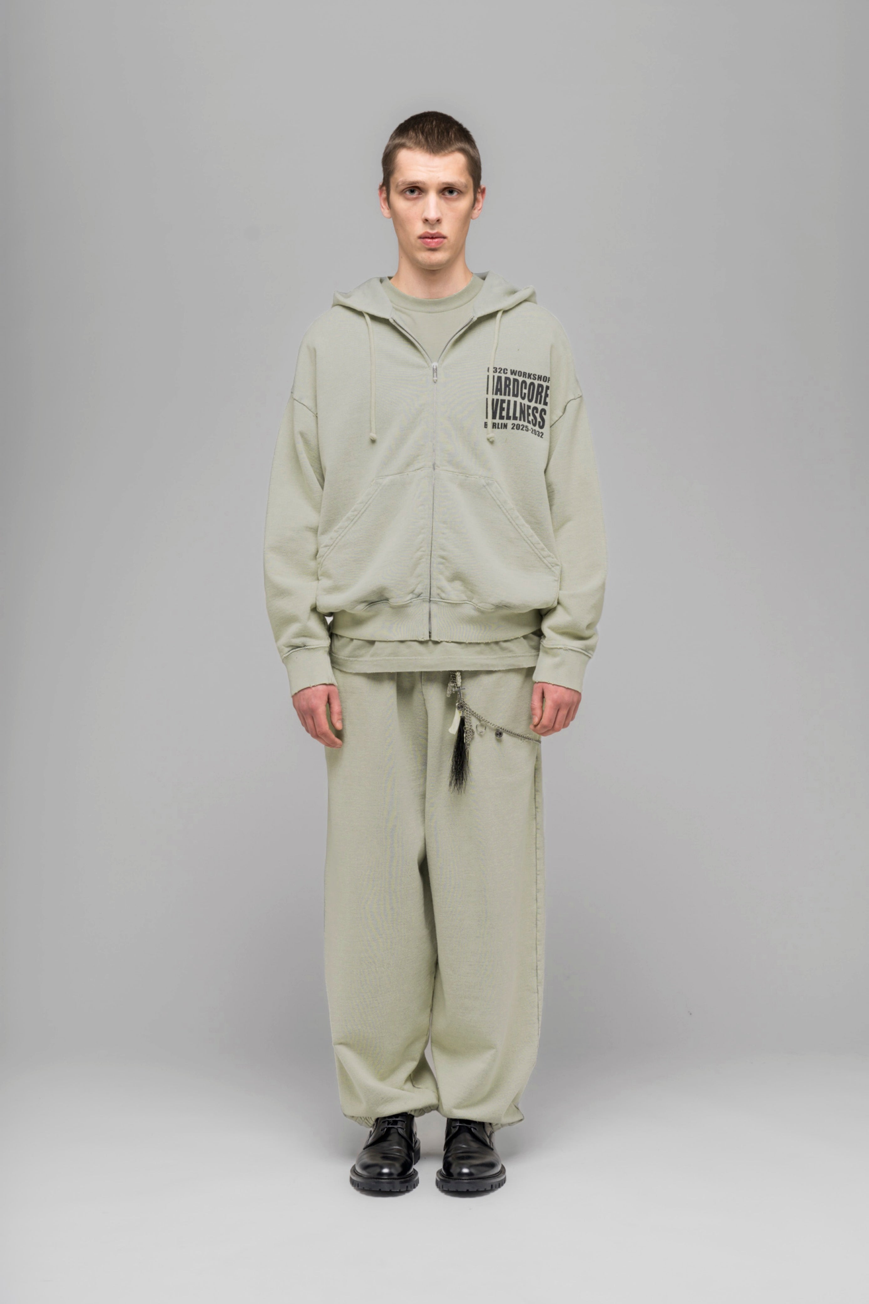 032c-zip-up-hardcore-wellness-hoodie-jacke-faded image 4