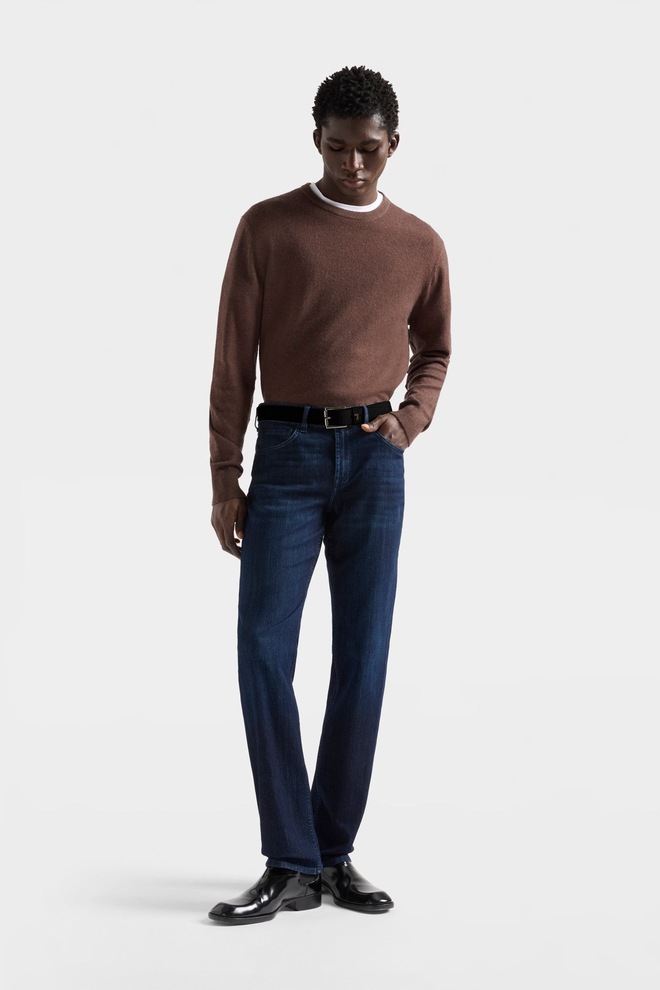 7-for-all-mankind-crewneck-woll-pullover-espresso-herren image 2