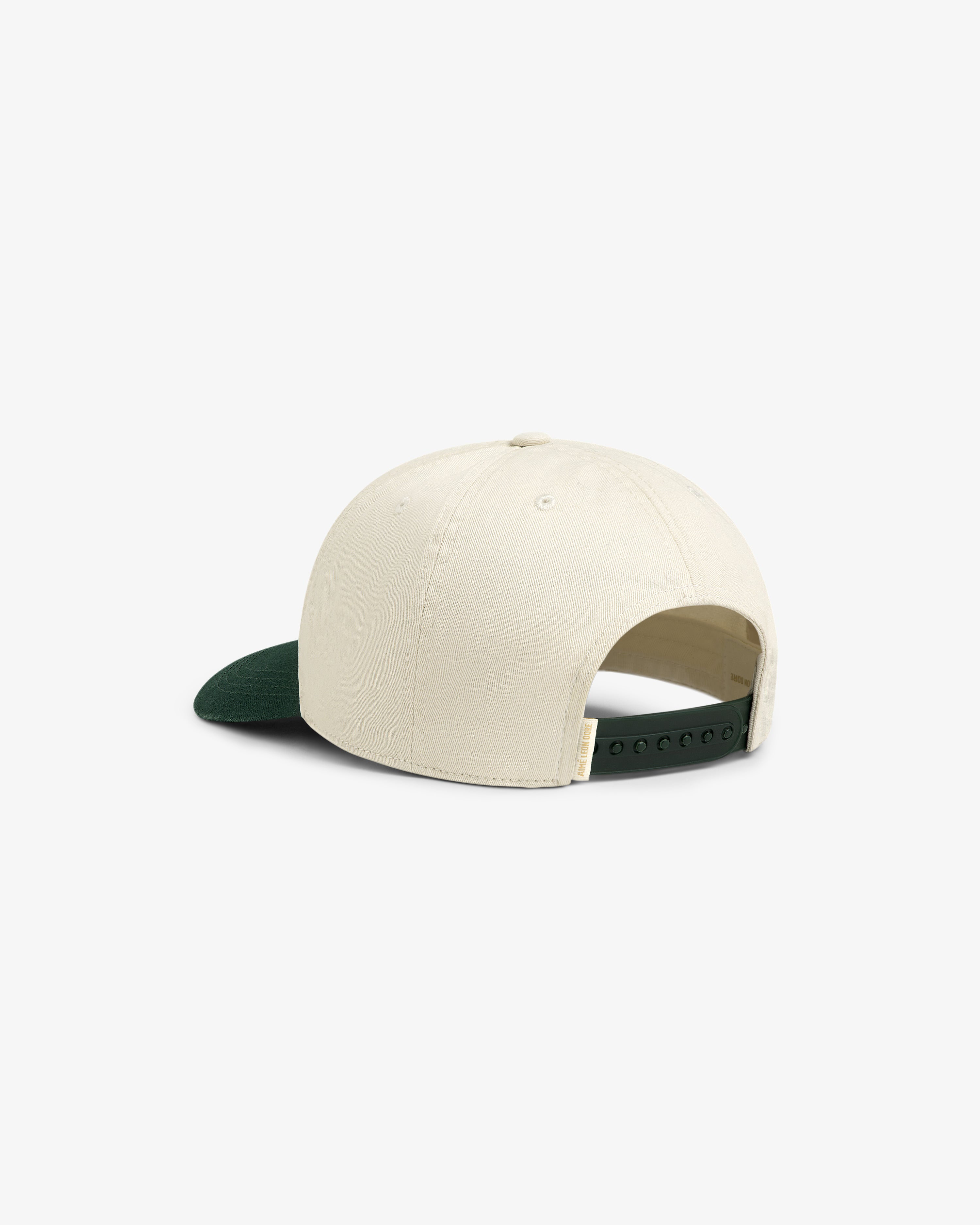 aim-leon-dore-micro-logo-hat-cream-5-panel image 5