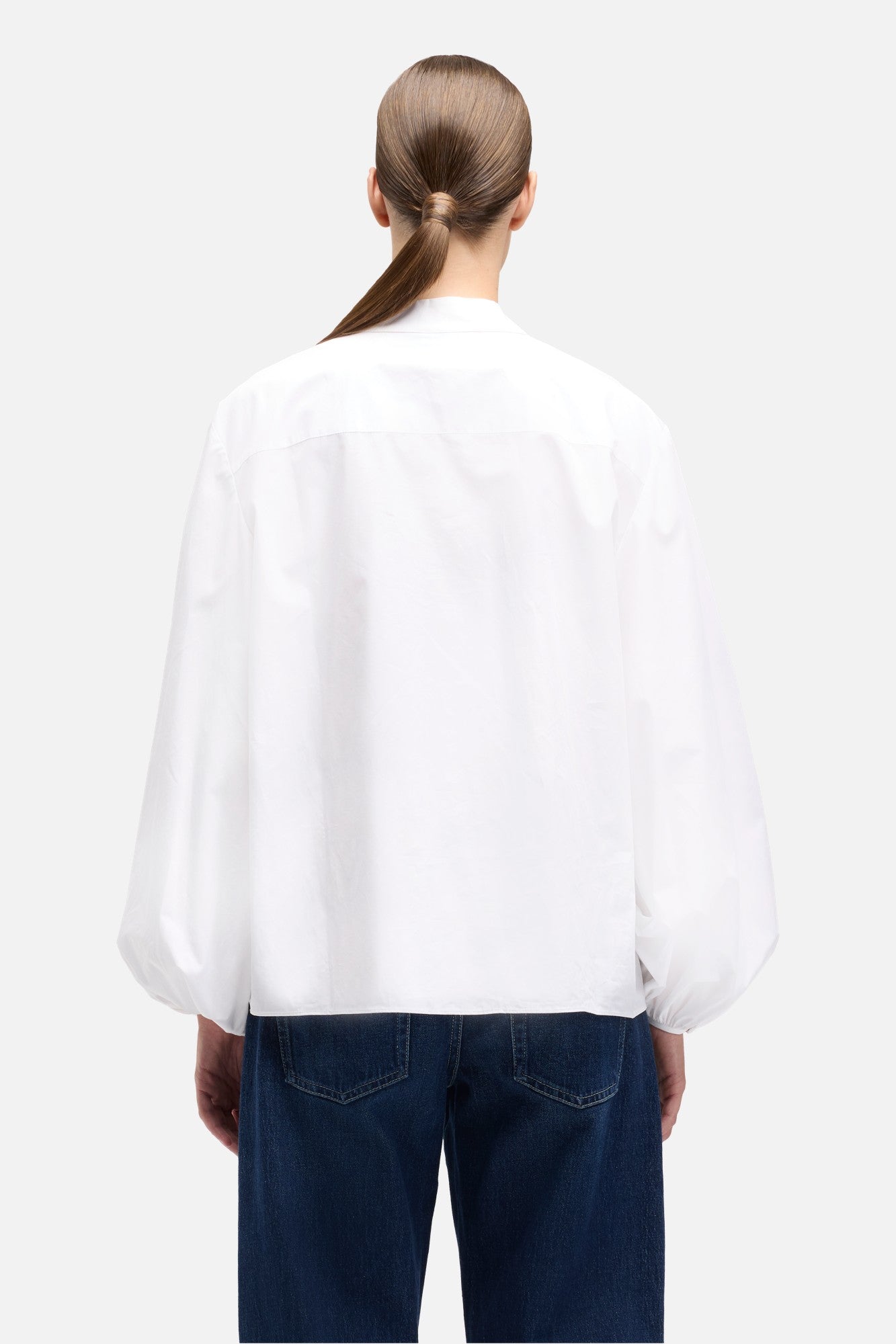 7-for-all-mankind-poplin-balloon-sleeve-hemd-wei image 5