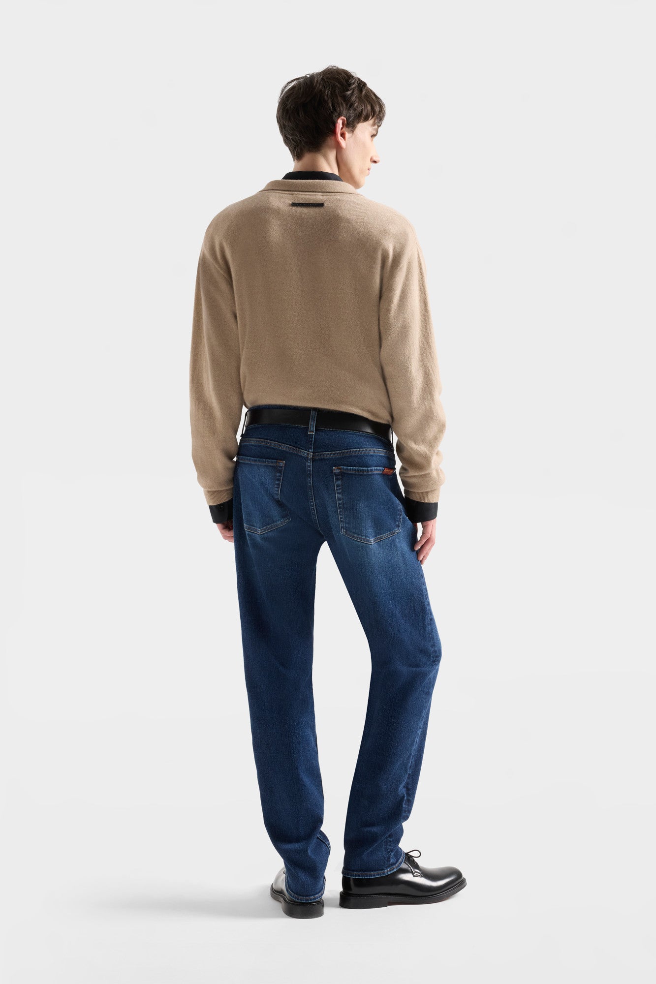 7-for-all-mankind-button-polo-cardigan-cashmere-oat image 5